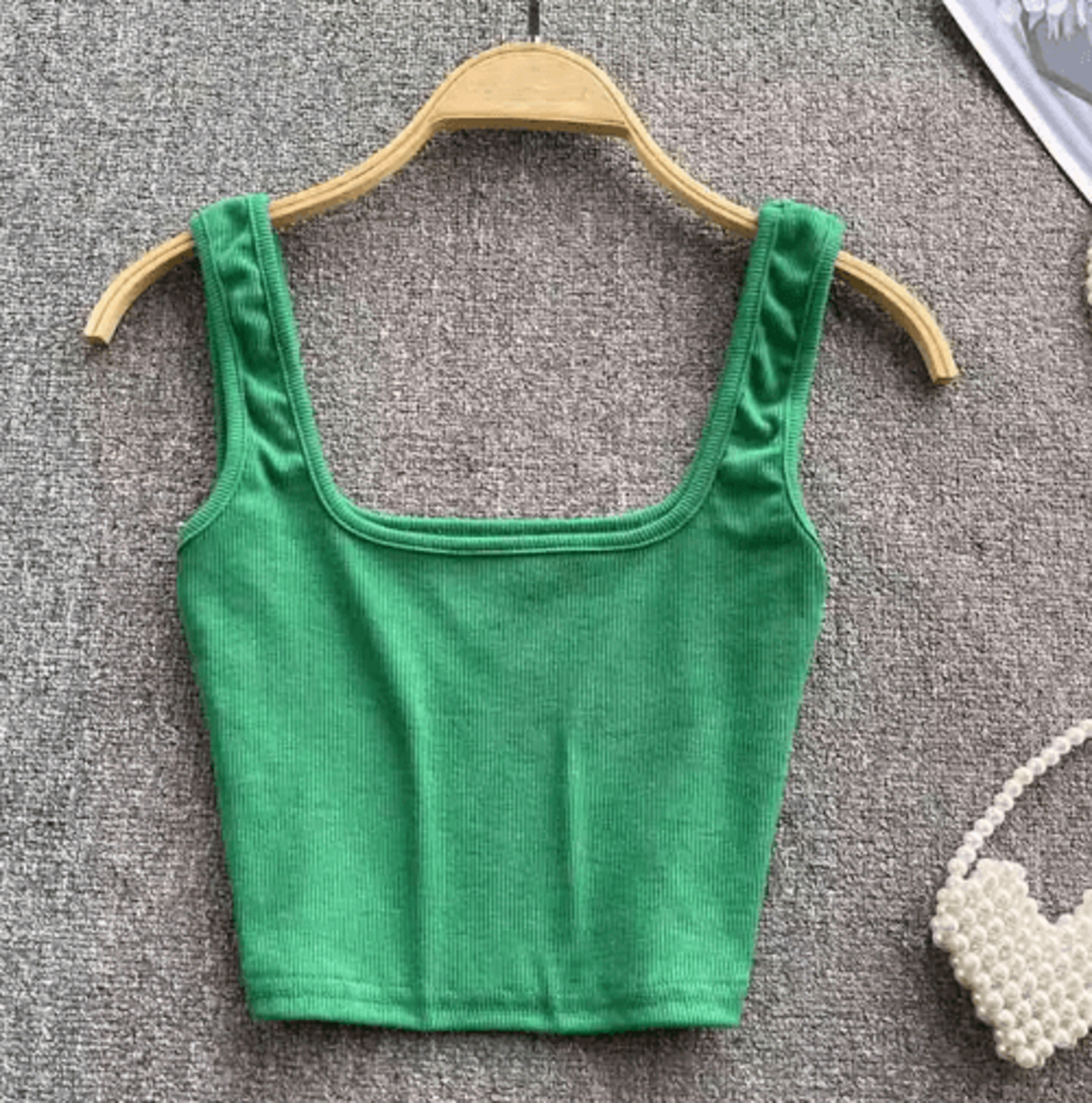 Womens Backless Y2K Crop Top Slim Fit Sleeveless Cami 7