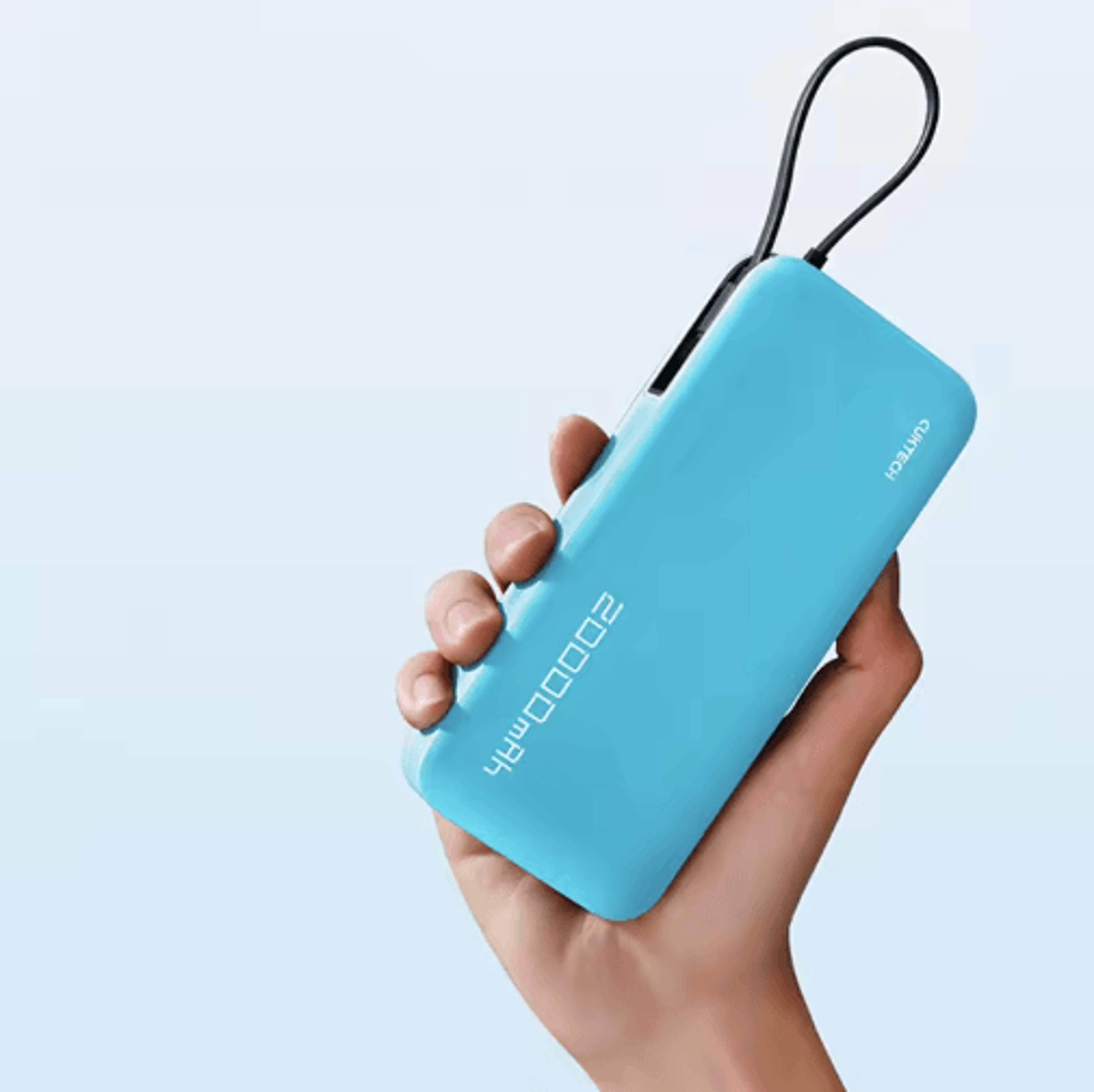 CUKTECH 20000mAh 55W USB C Power Bank With BuiltIn Cable  TwoWay Fast Charging 2