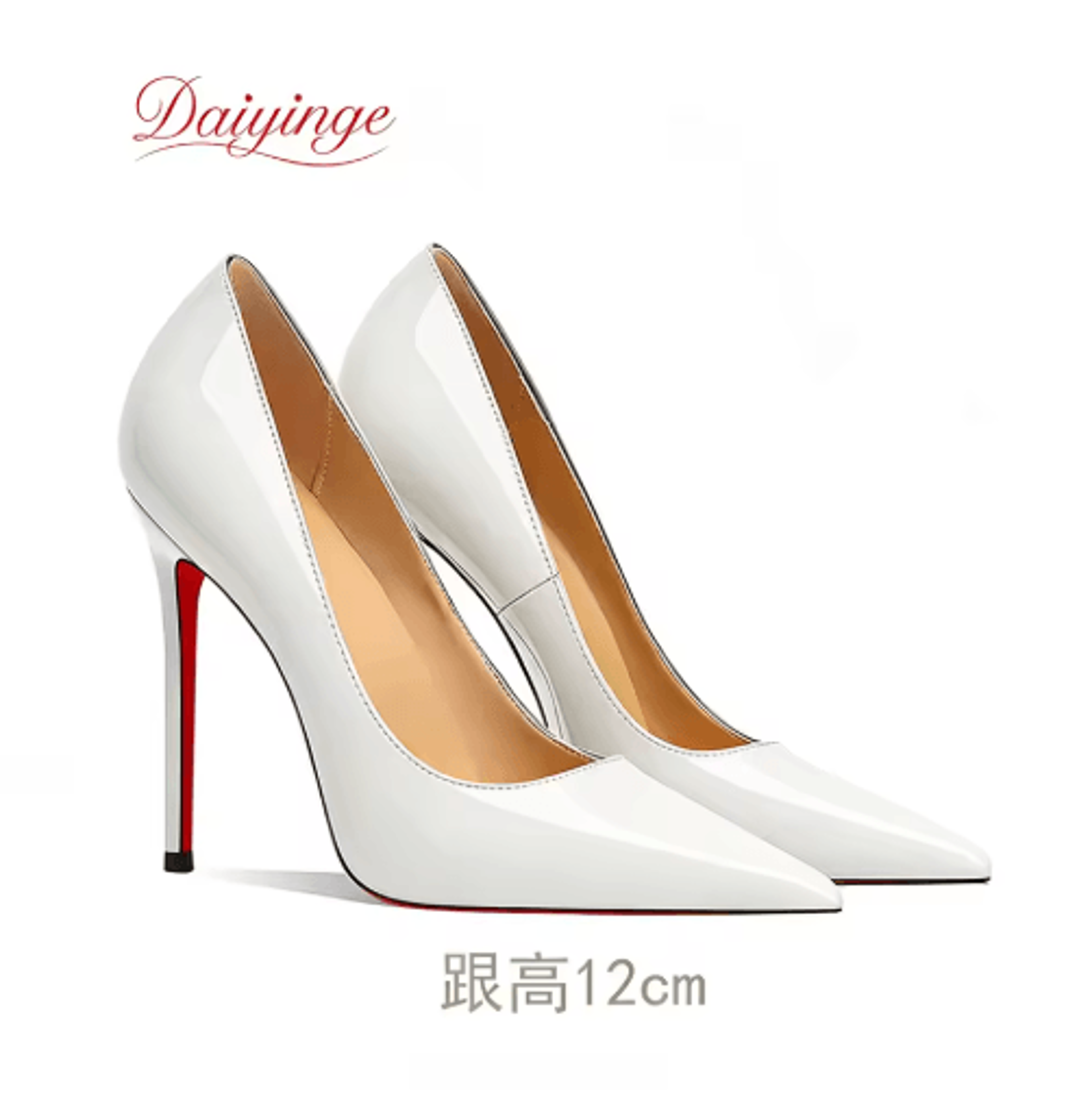 2026 Luxury Red Bottom 12CM Pointed Toe Stiletto Pumps For Party And Wedding 16