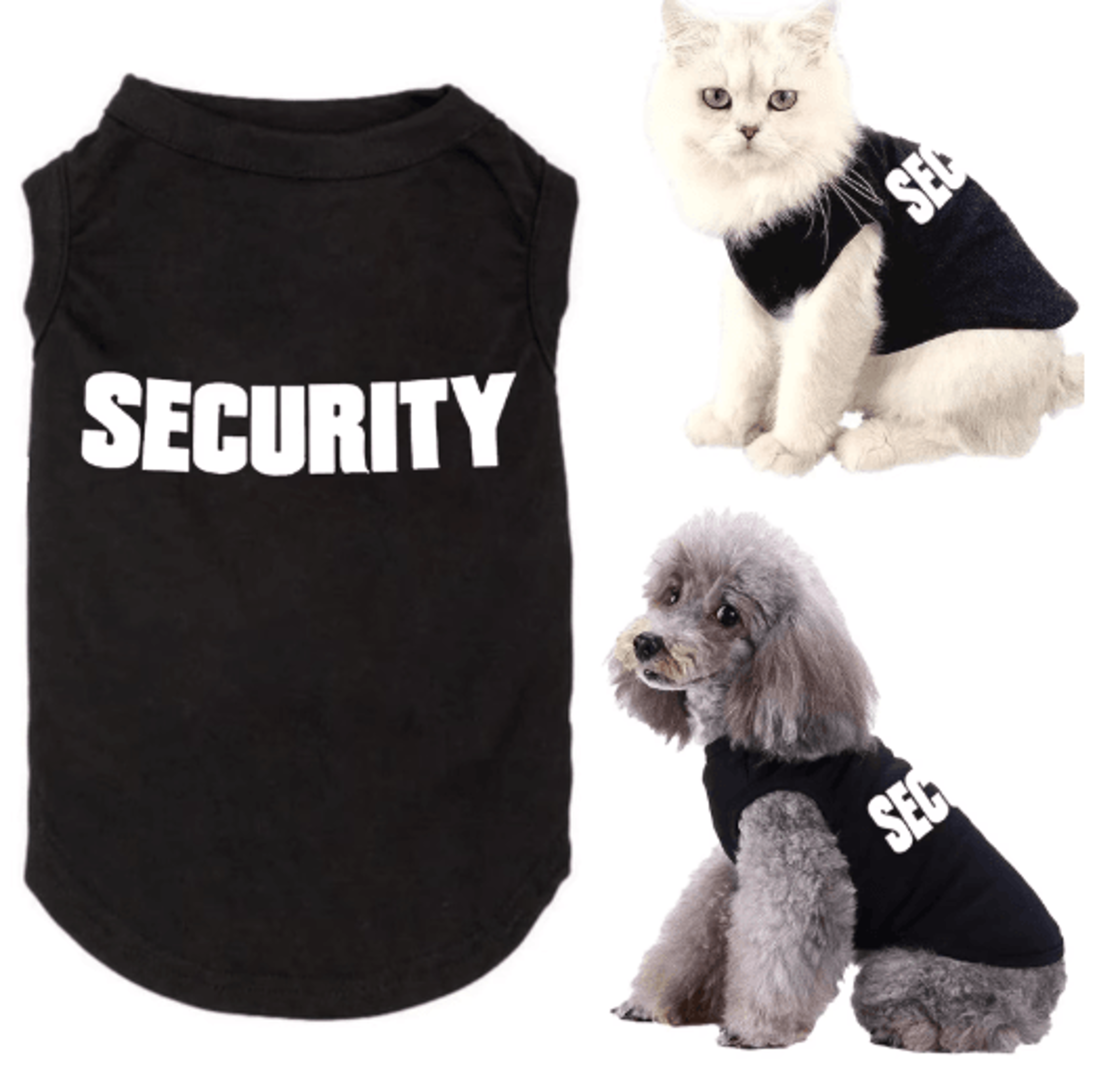 Summer Dog Security Vest  Lightweight Puppy TShirt Costume For Small Dogs  Cats 5