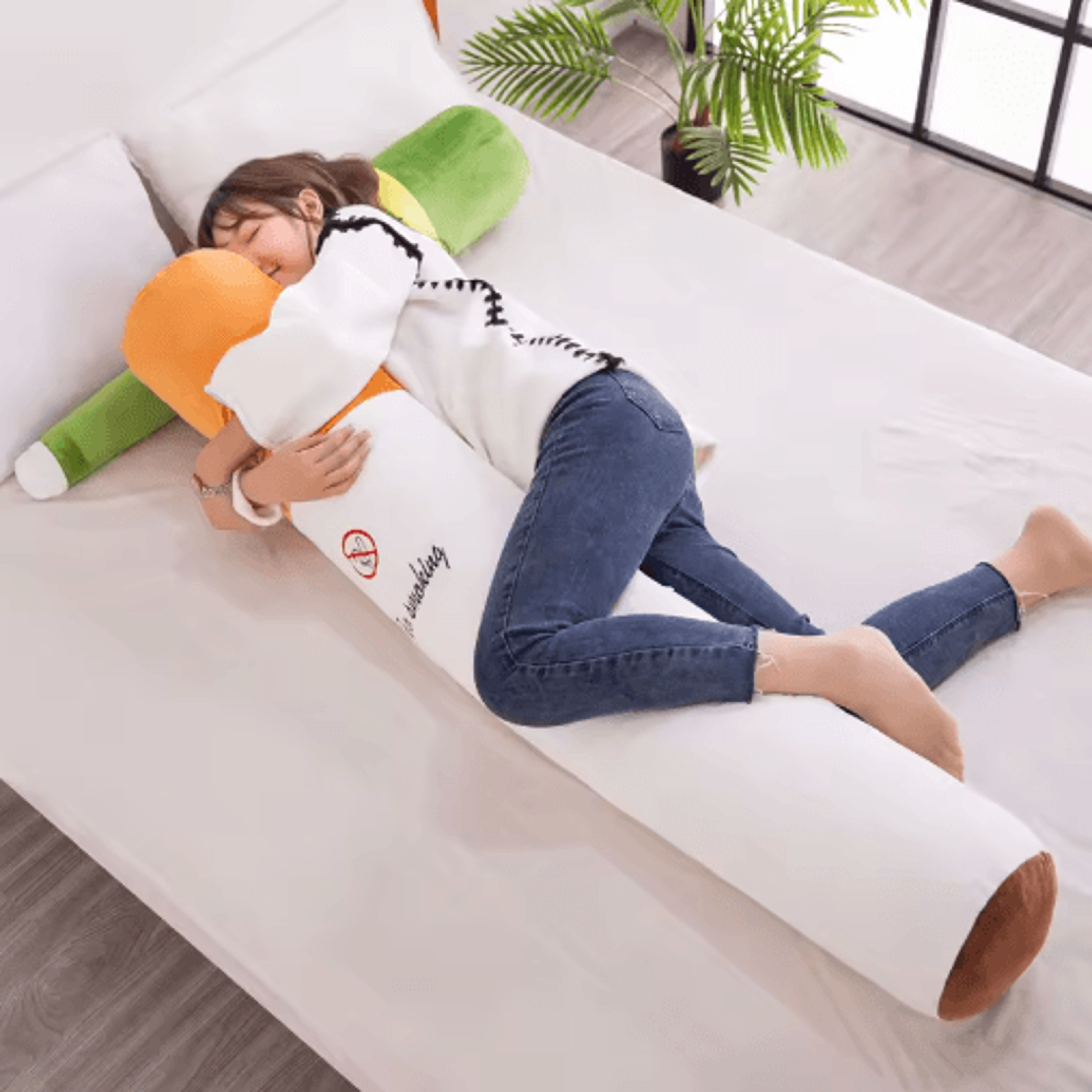 Creative Cigarette Plush Pillow  Novelty Sleeping Cushion  Funny Birthday Gift 6