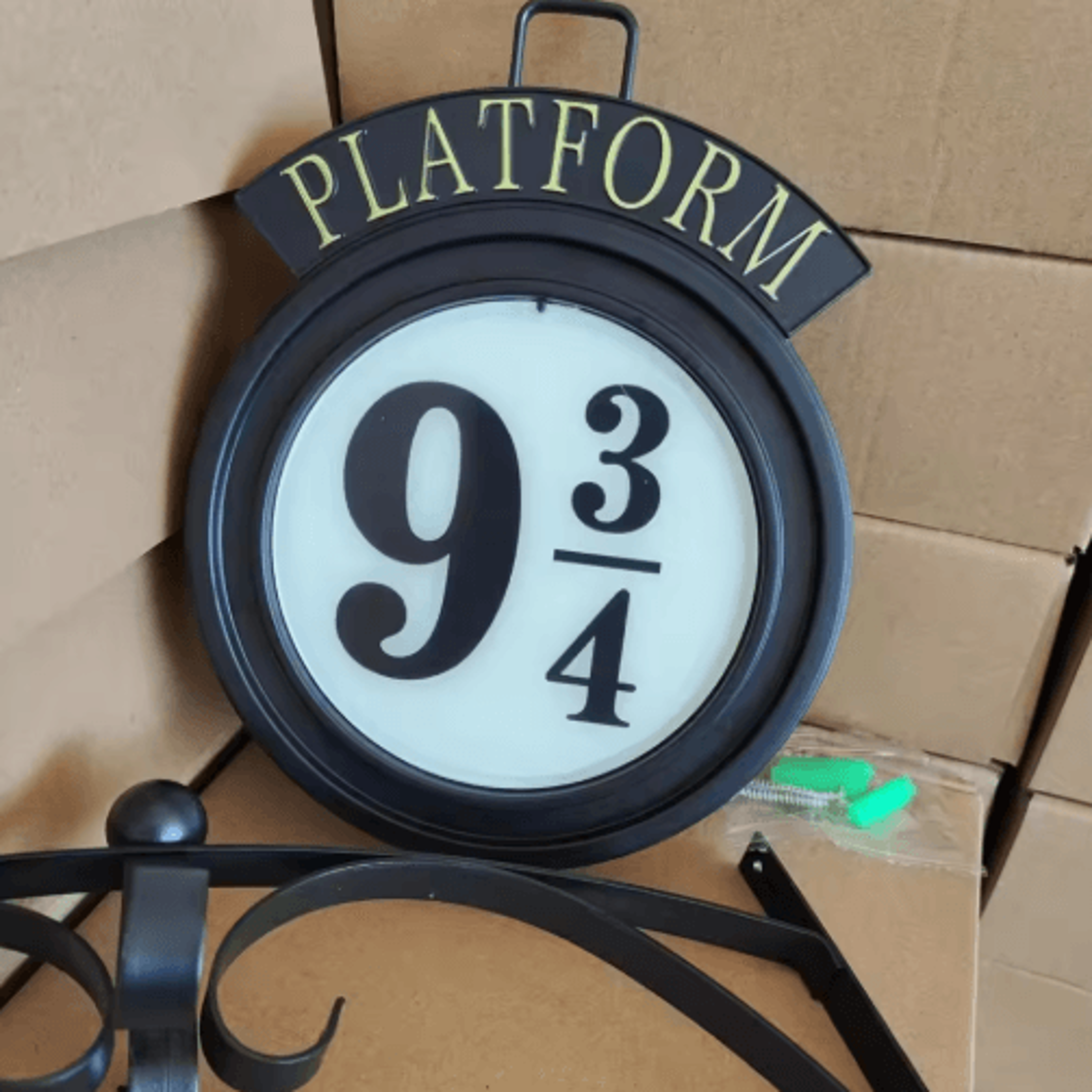 Vintage Harry Potter Night Light  Retro Platform 9 34 Wall Light LED Hanging Sign Lamp For Fans  Ho 2