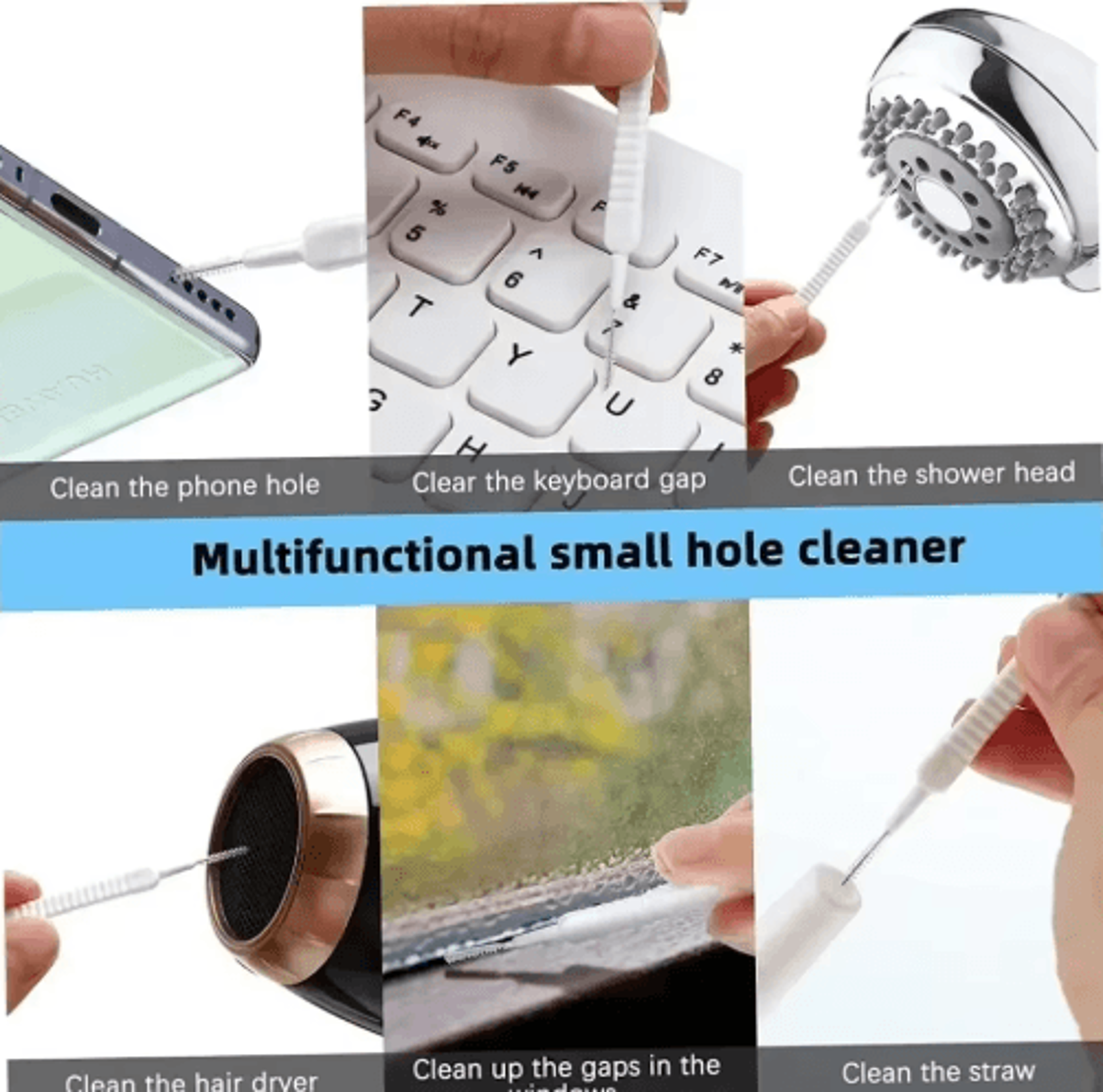 Precision Phone Charging Port Cleaning Kit With Dust Plug Set  Speaker  Earphone Cleaner For IPhone 8