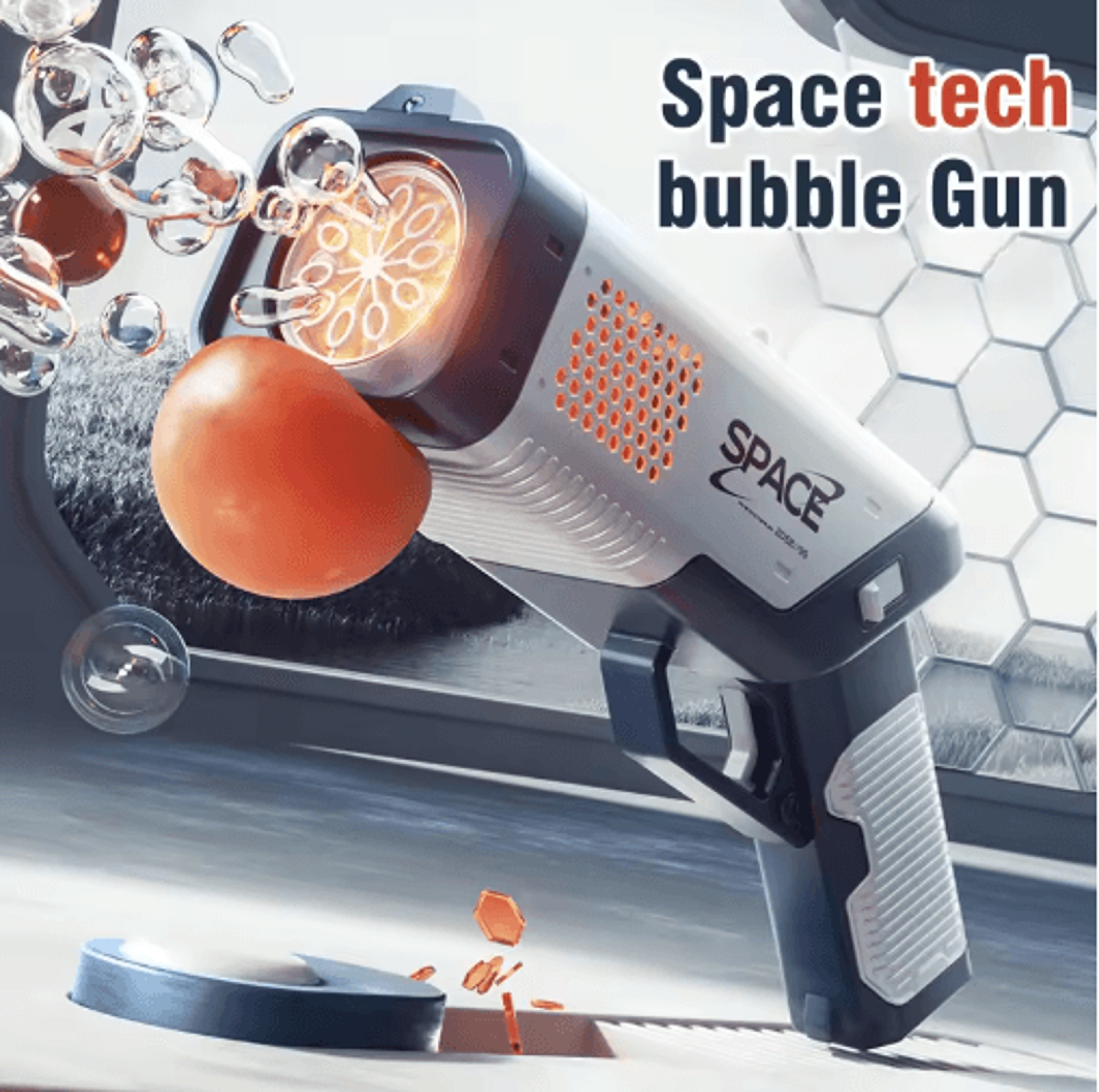 2025 Electric Bubble Gun With LED Lights  Automatic Bubble Machine For Kids Outdoor Fun 6