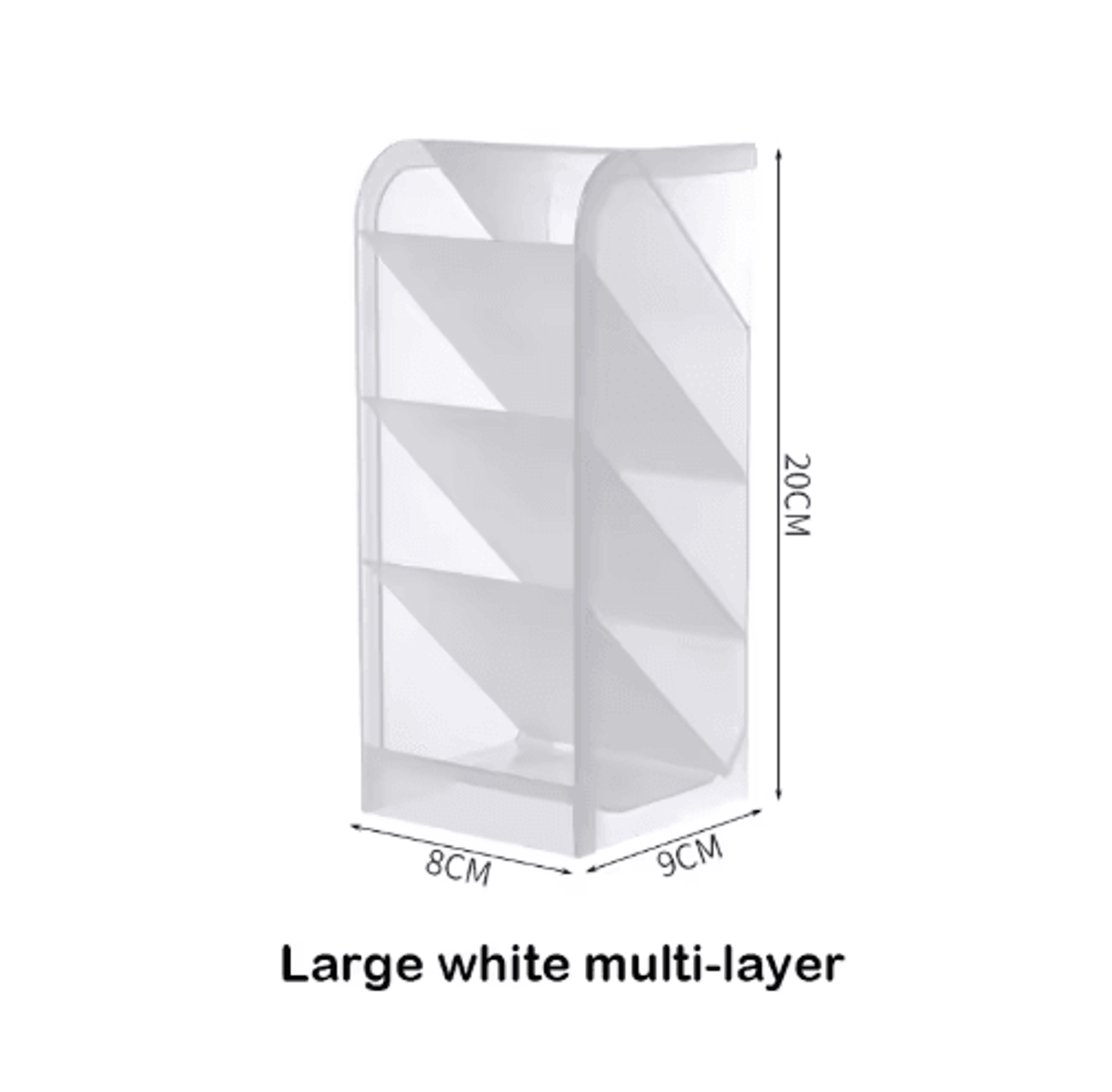 Matte Kawaii Large Capacity Desk Pen Holder Organizer 1