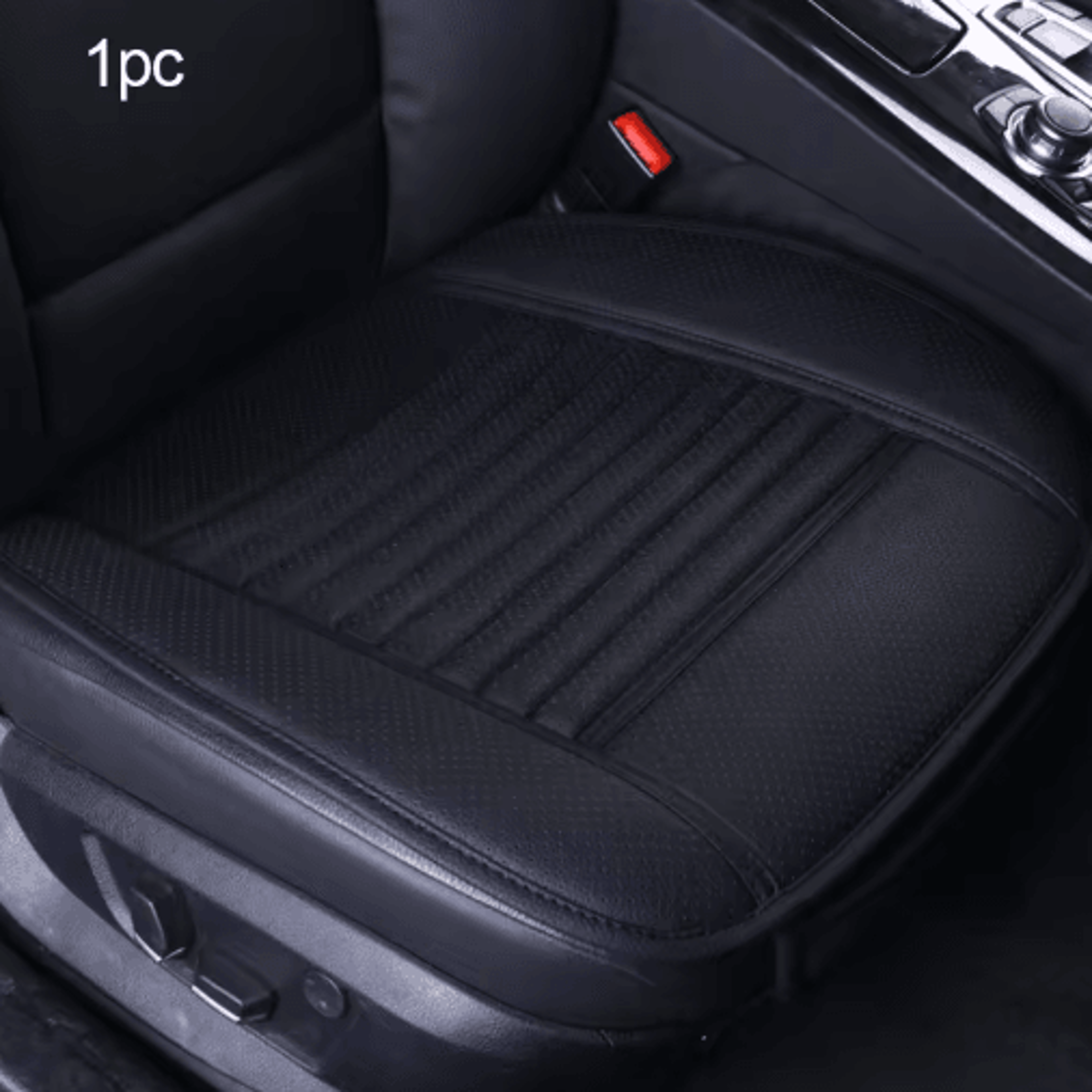 SEAMETAL PU Leather Universal Car Seat Cushion Protector 3