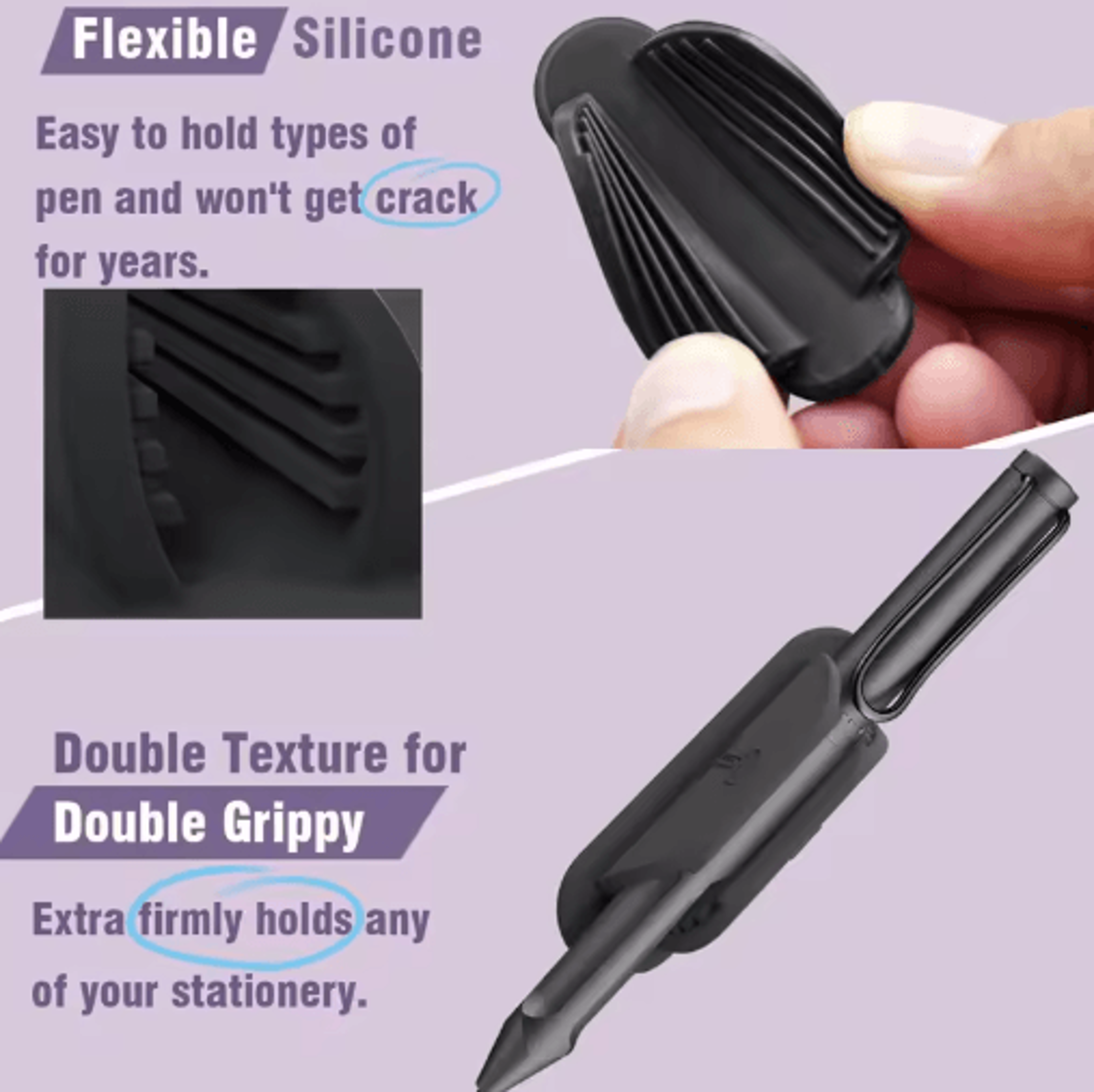 Office Pen Holder Stand With Anti Loss Design For Desk Organization 11