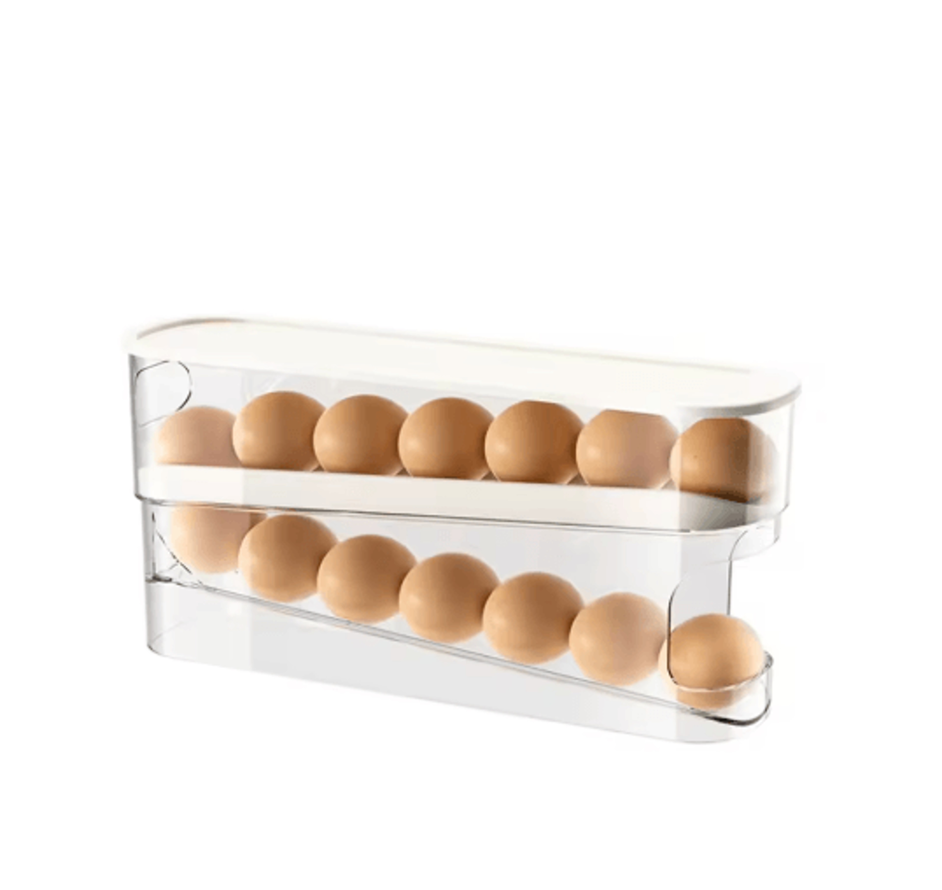 Automatic Rolling Egg Dispenser Slide Type Refrigerator  Countertop Egg Holder 1