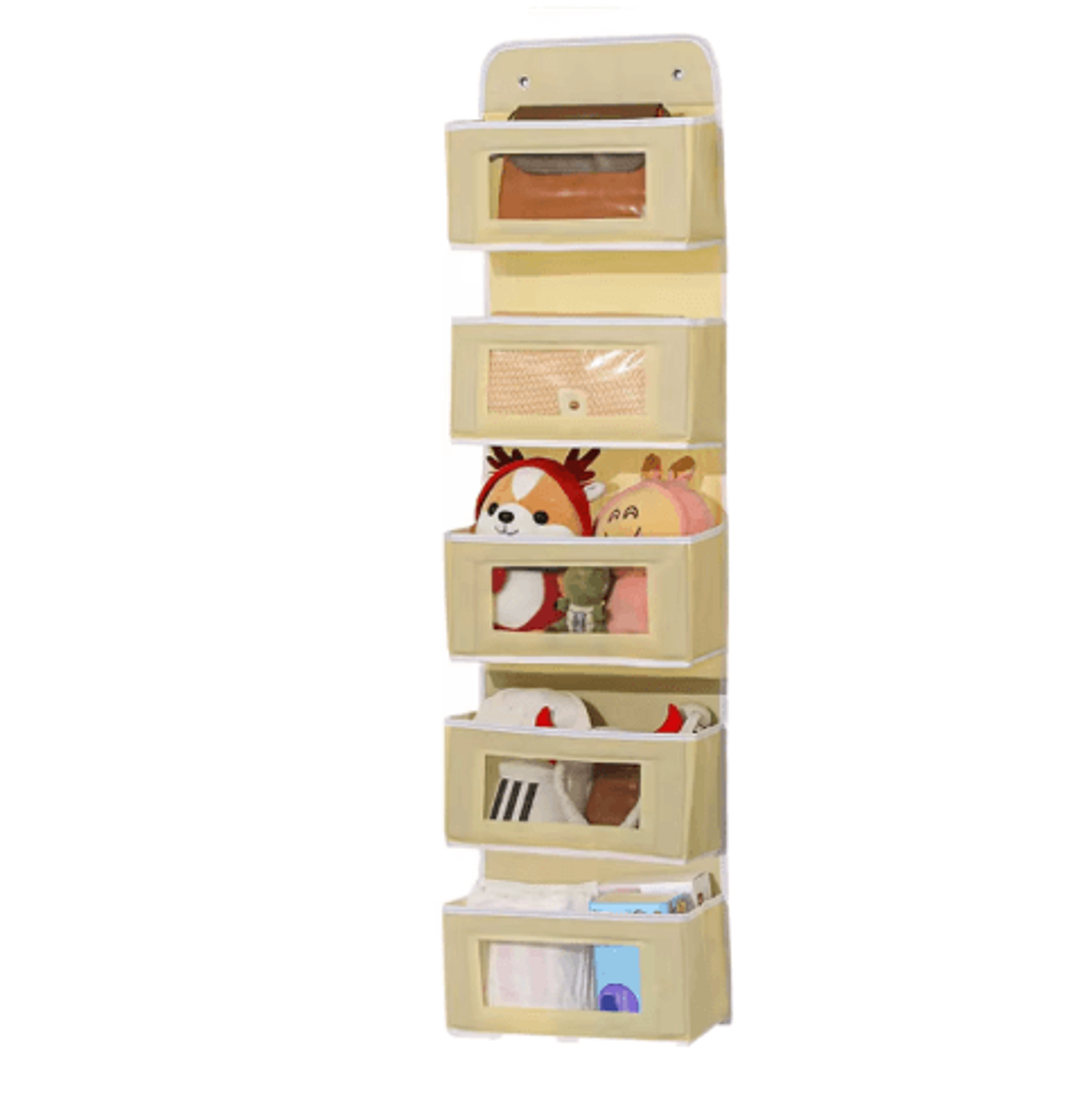Extra Large Over The Door Hanging Organizer Multi Layer Closet  Dorm Storage System 1