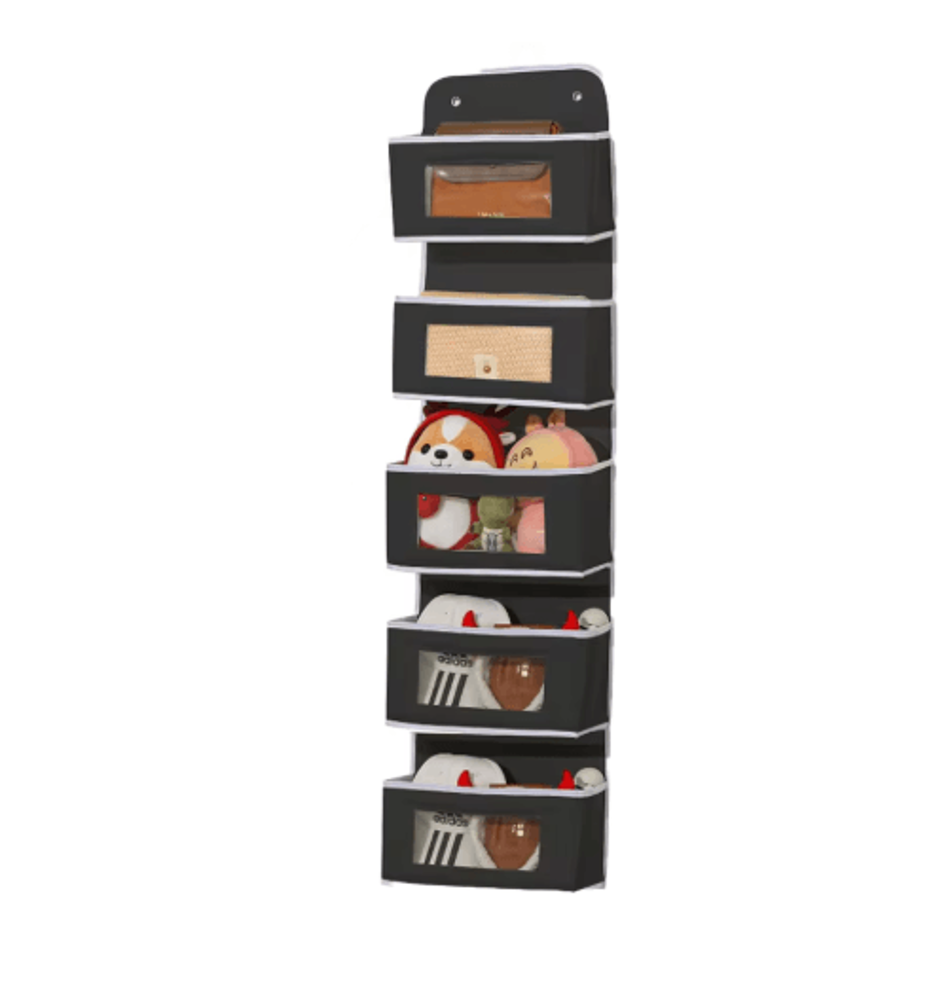 Extra Large Over The Door Hanging Organizer Multi Layer Closet  Dorm Storage System 3