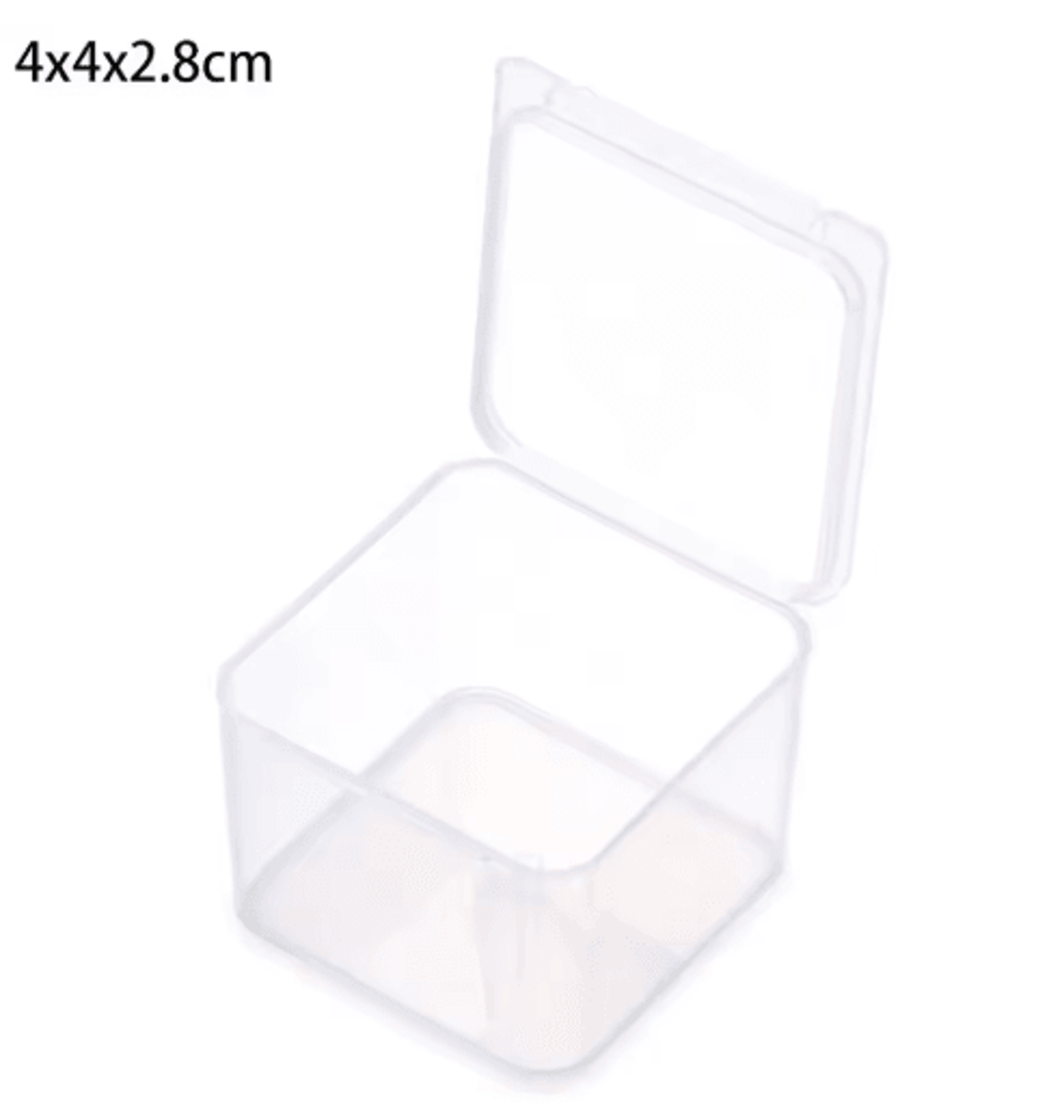 MultiPurpose Clear Rectangular Storage Case For Jewelry And Stationery 2