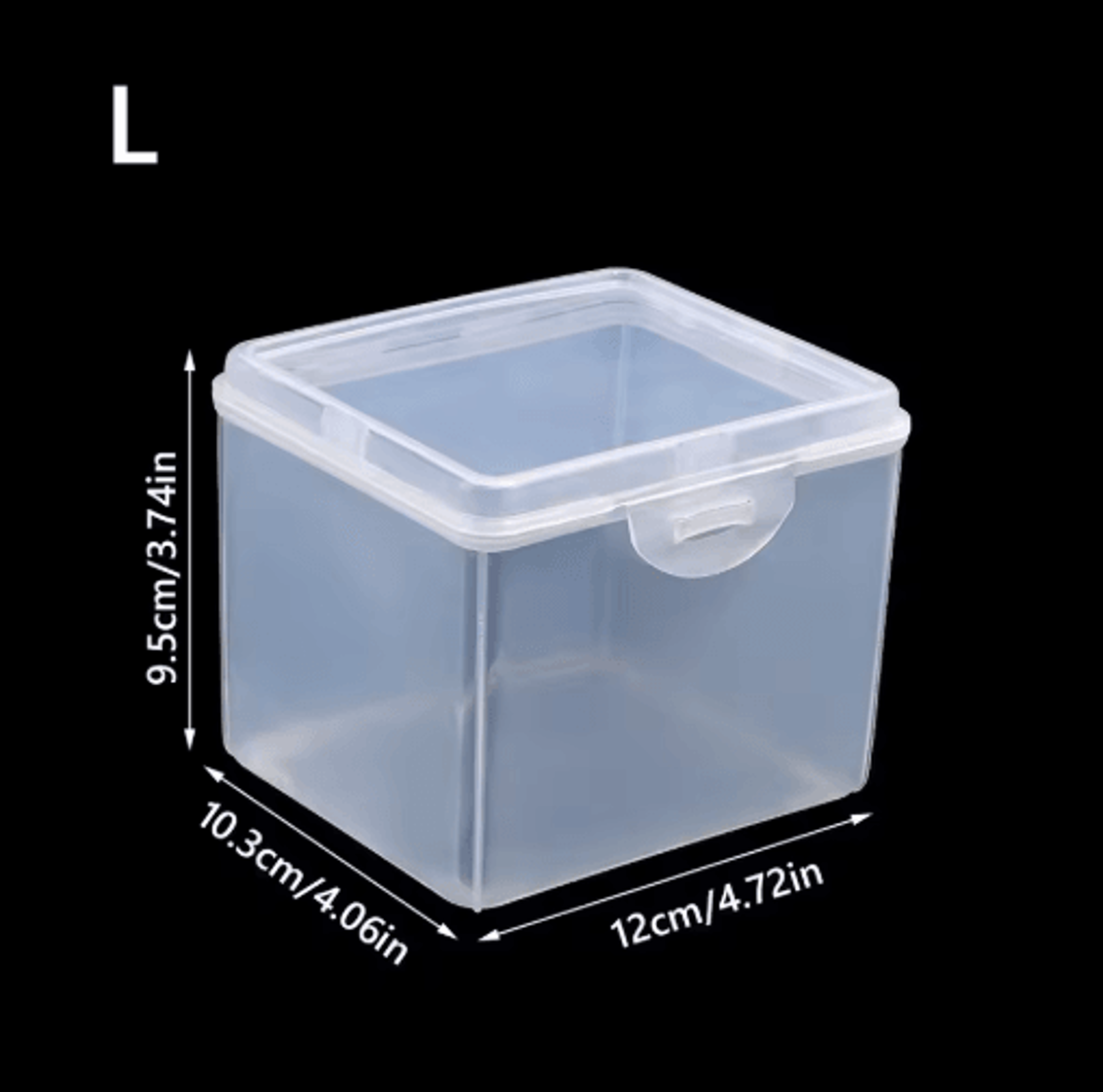 MultiPurpose Clear Rectangular Storage Case For Jewelry And Stationery 5