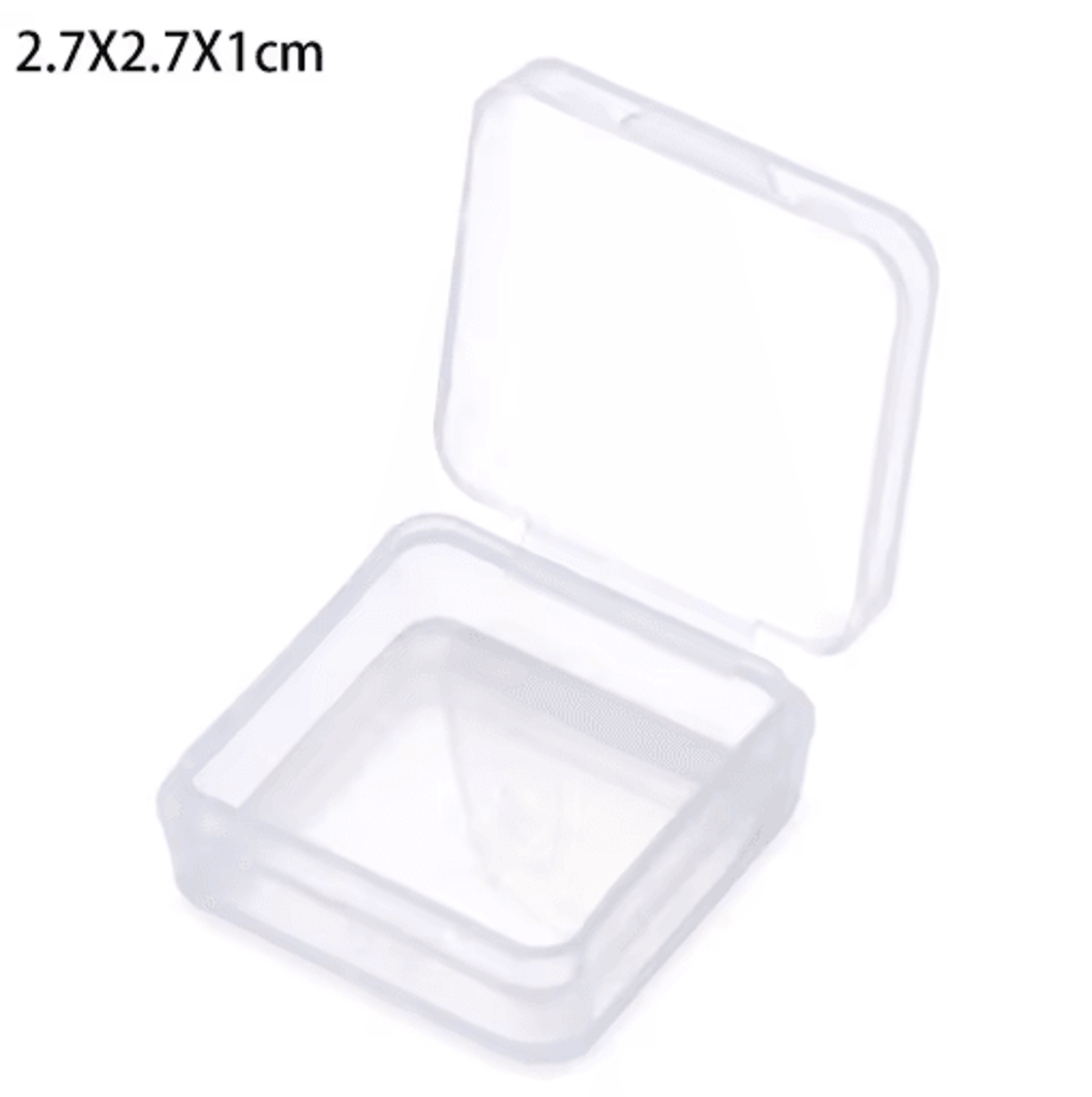 MultiPurpose Clear Rectangular Storage Case For Jewelry And Stationery 8