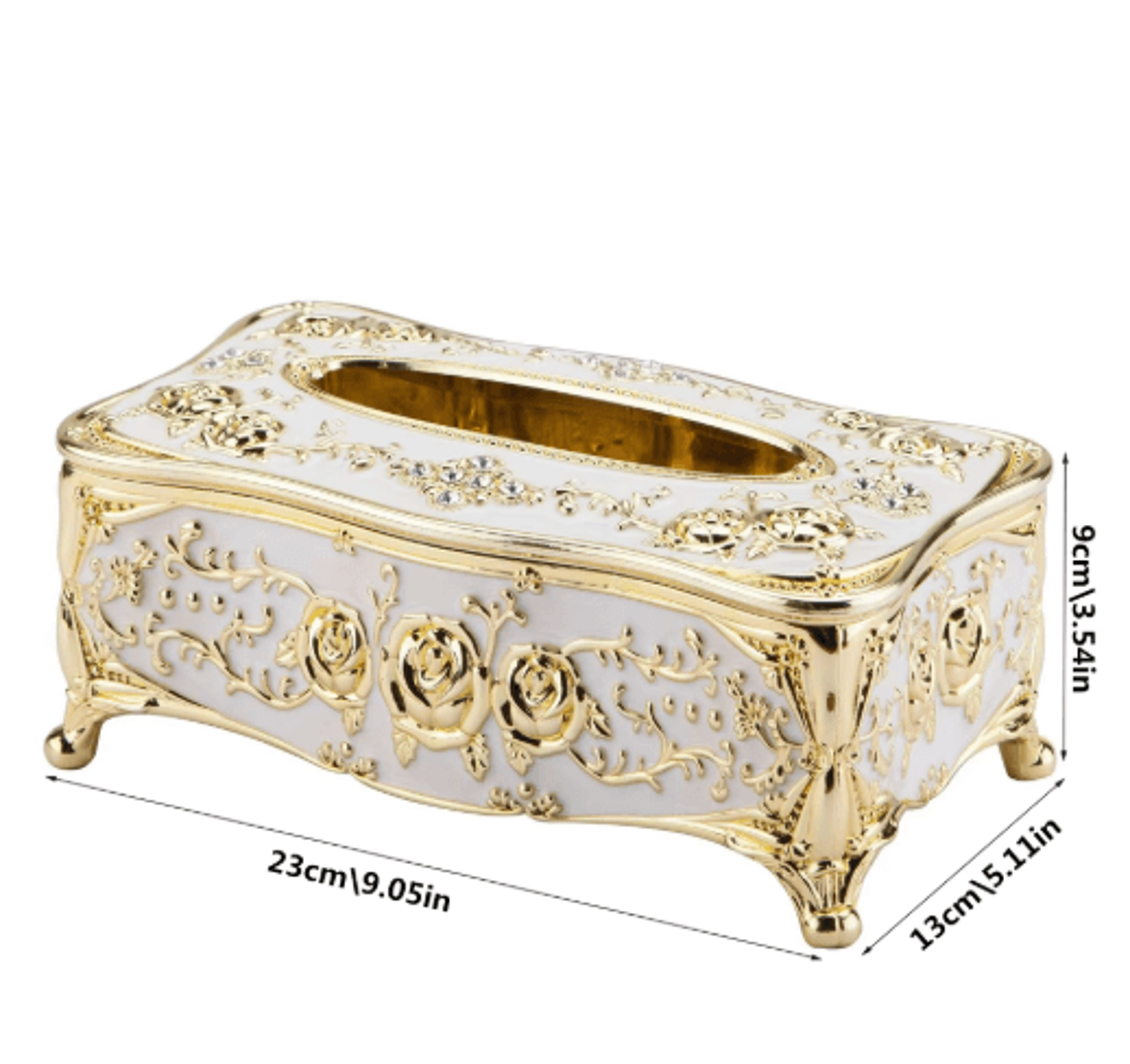 European Style Luxury Tissue Storage Box For Home  Hospitality 10
