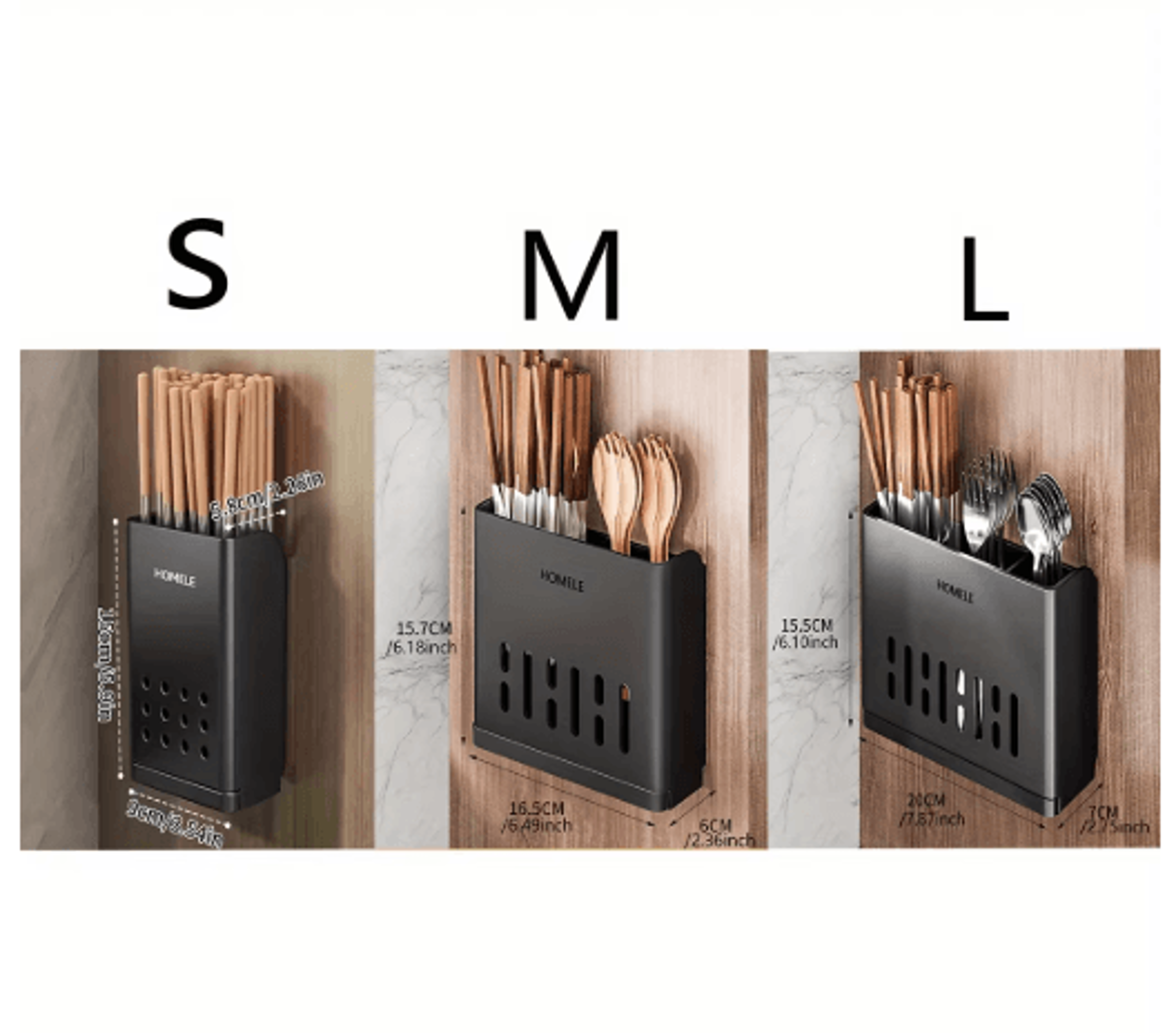 Multifunctional Flatware Organizer With Detachable Drain Base 13