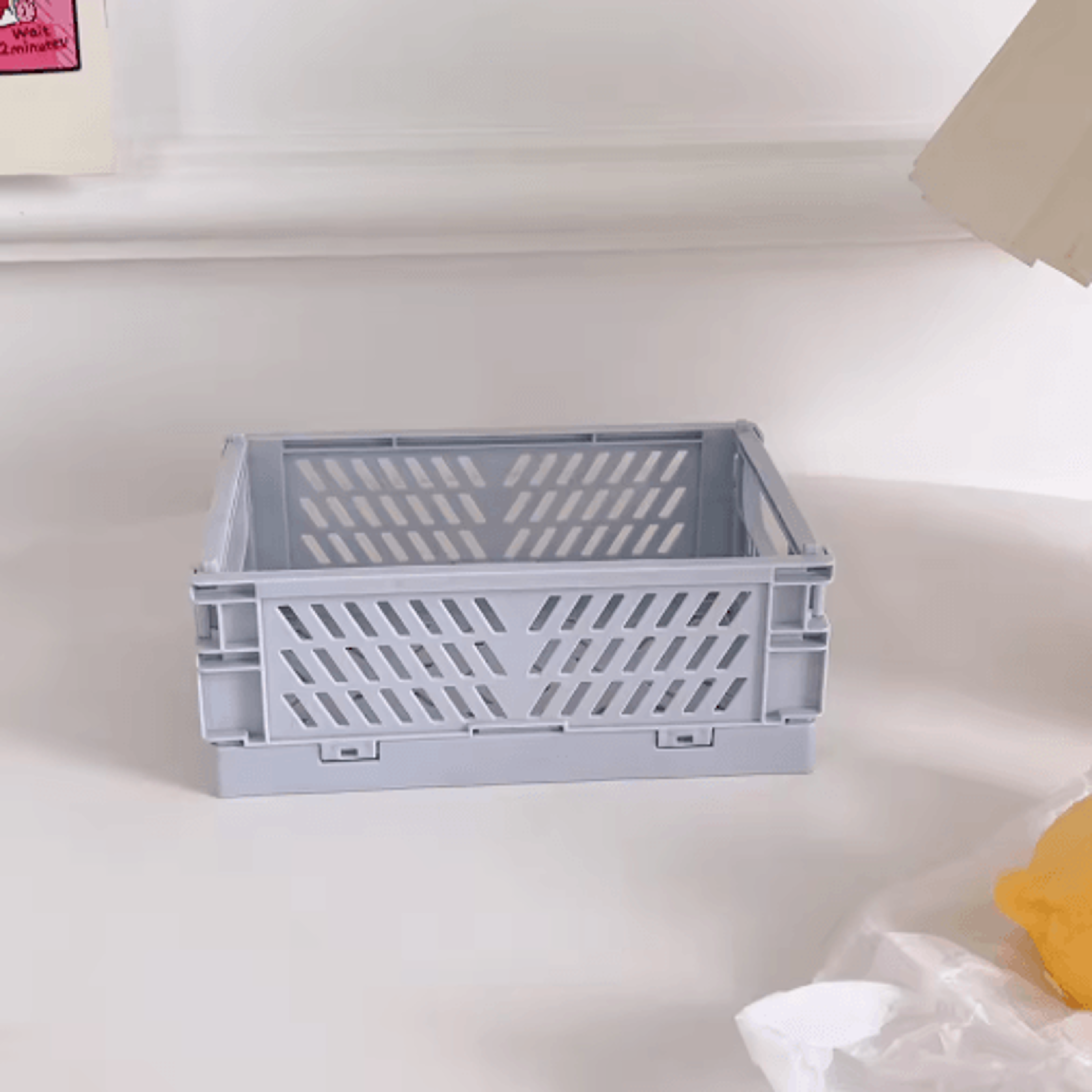 Mr Paper Stackable Foldable Stationery Holder For Desk Organization 5