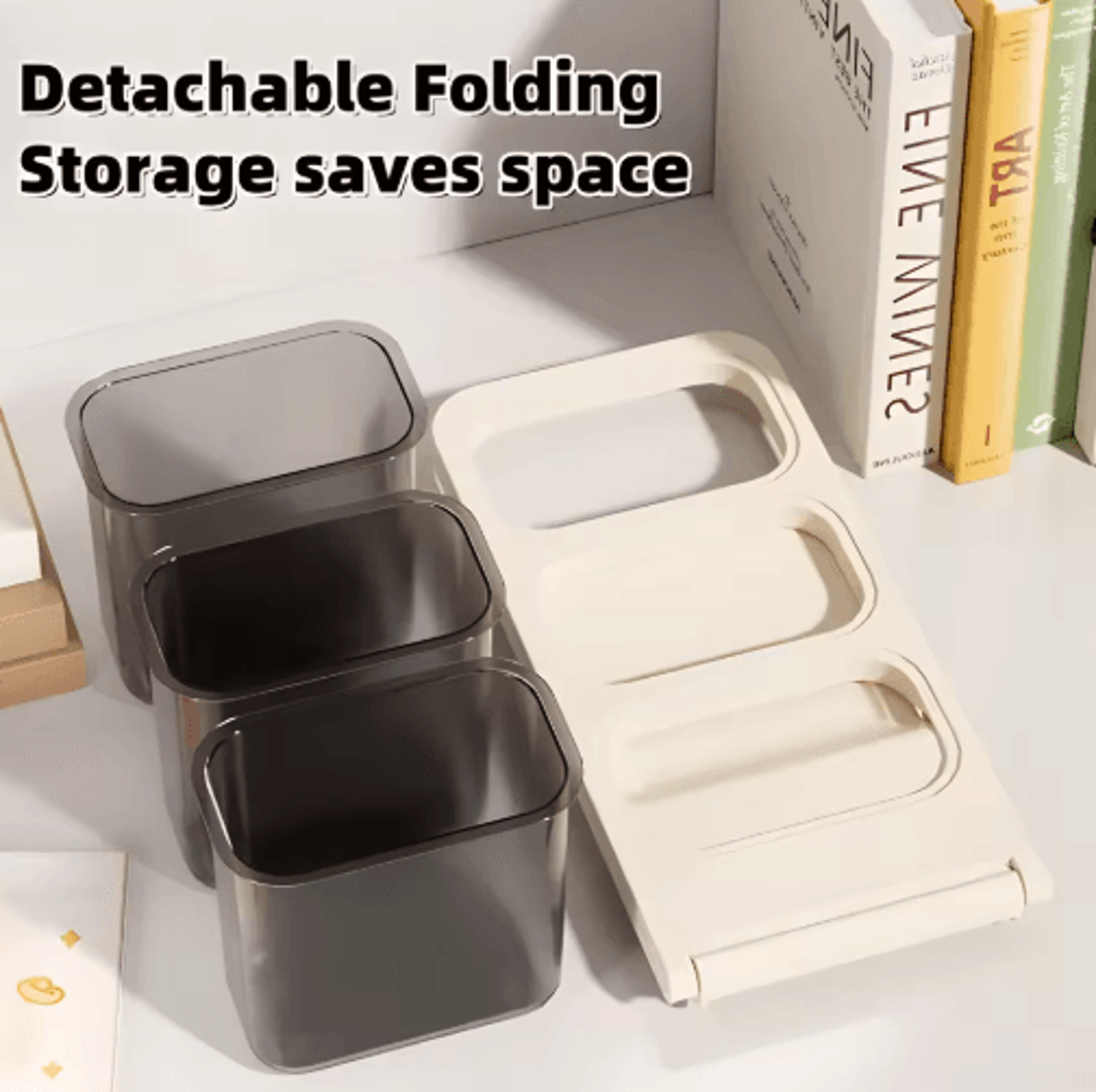 FlexiStore Foldable MultiCompartment Desk Organizer For Pens Tea  Coffee Pods 3