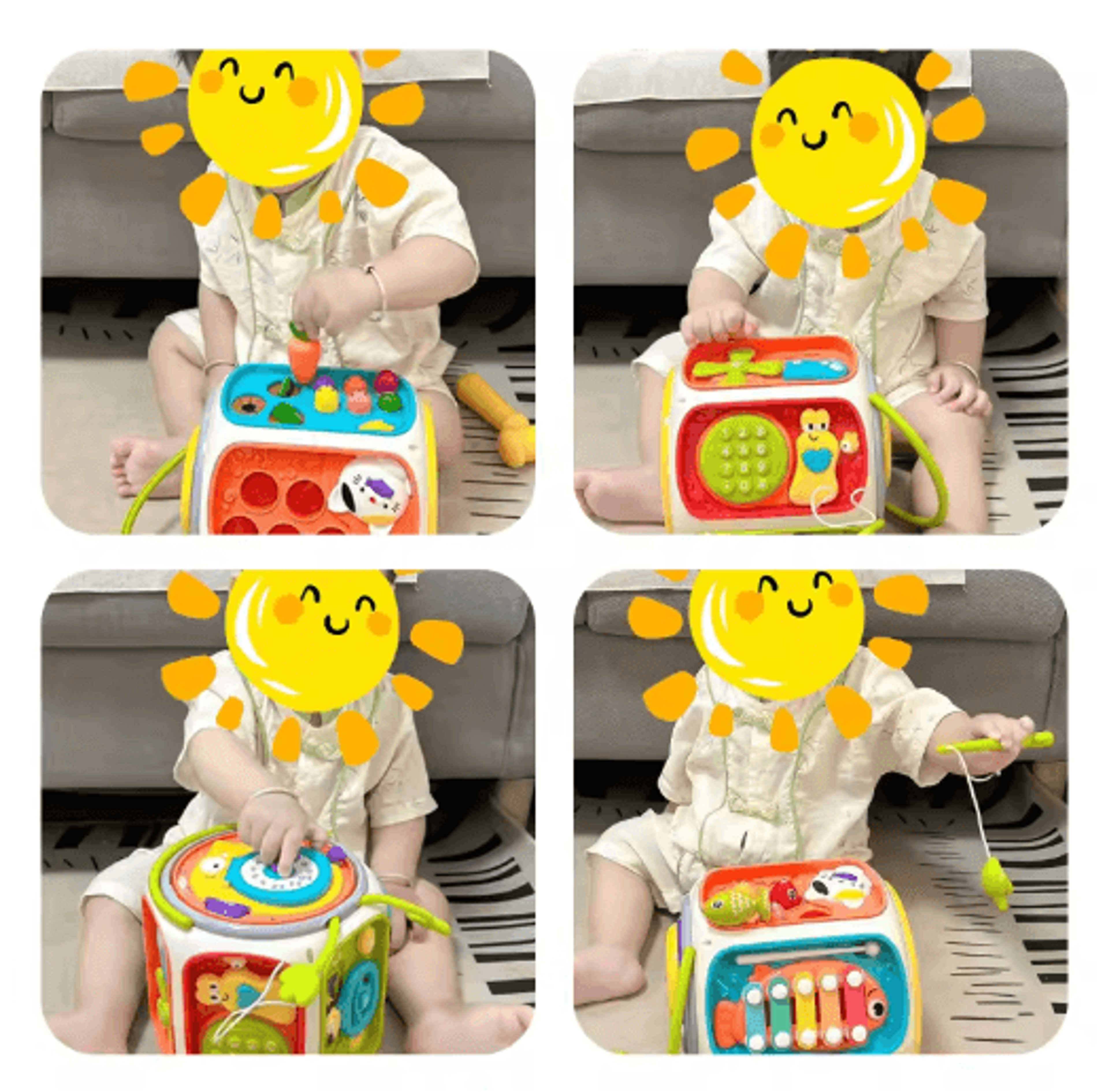 Baby Musical Phone Toy Light  Sound Learning Mobile For Toddlers 5