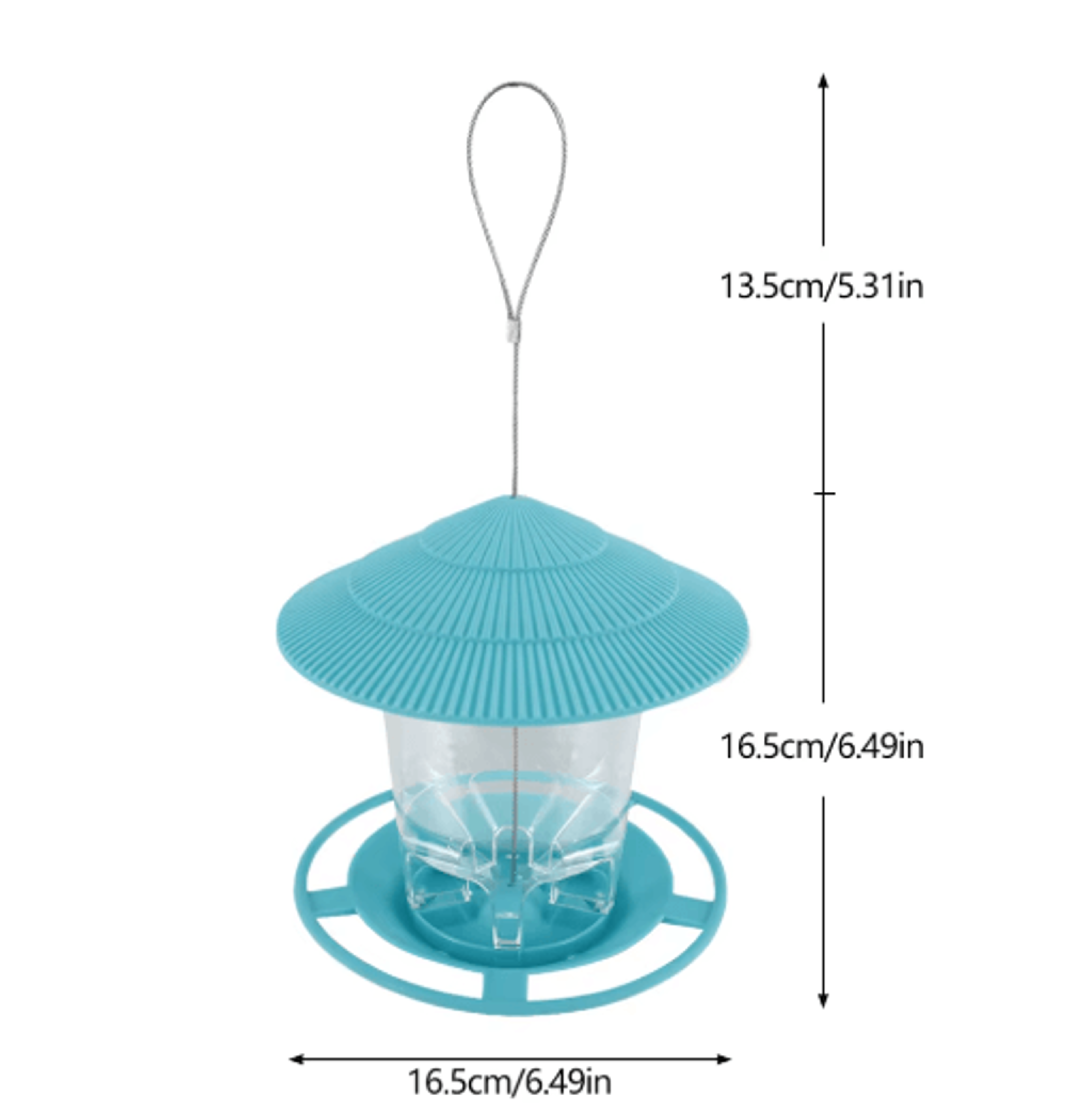 PerchSmart Automatic Bird Feeder Hanging Multi Hole Outdoor Bird Feeder Dispenser 7