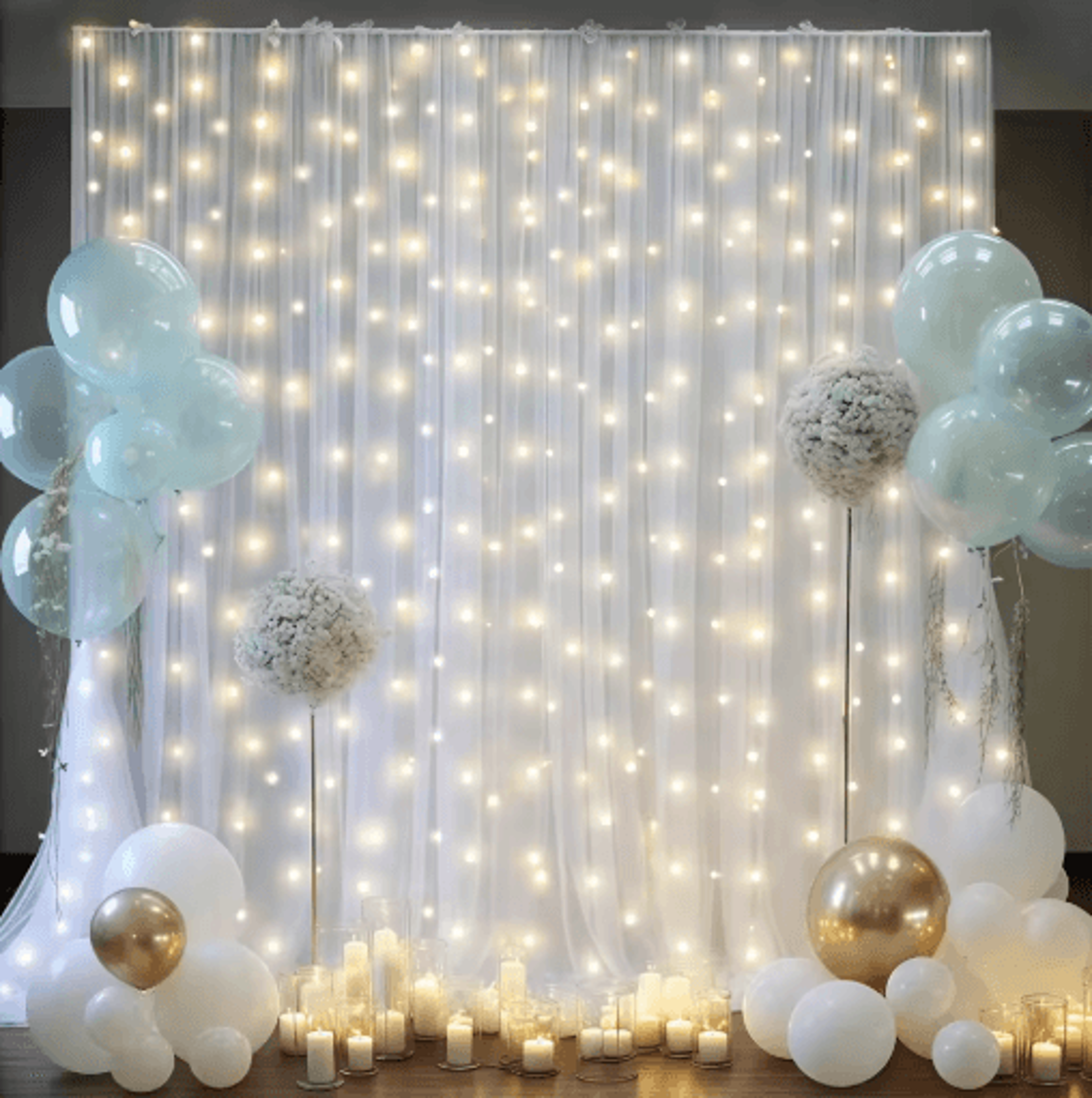 Dream Drape 3x3m Tulle Backdrop Curtains Elegant Wedding And Party Photography Backdrop With Option 5