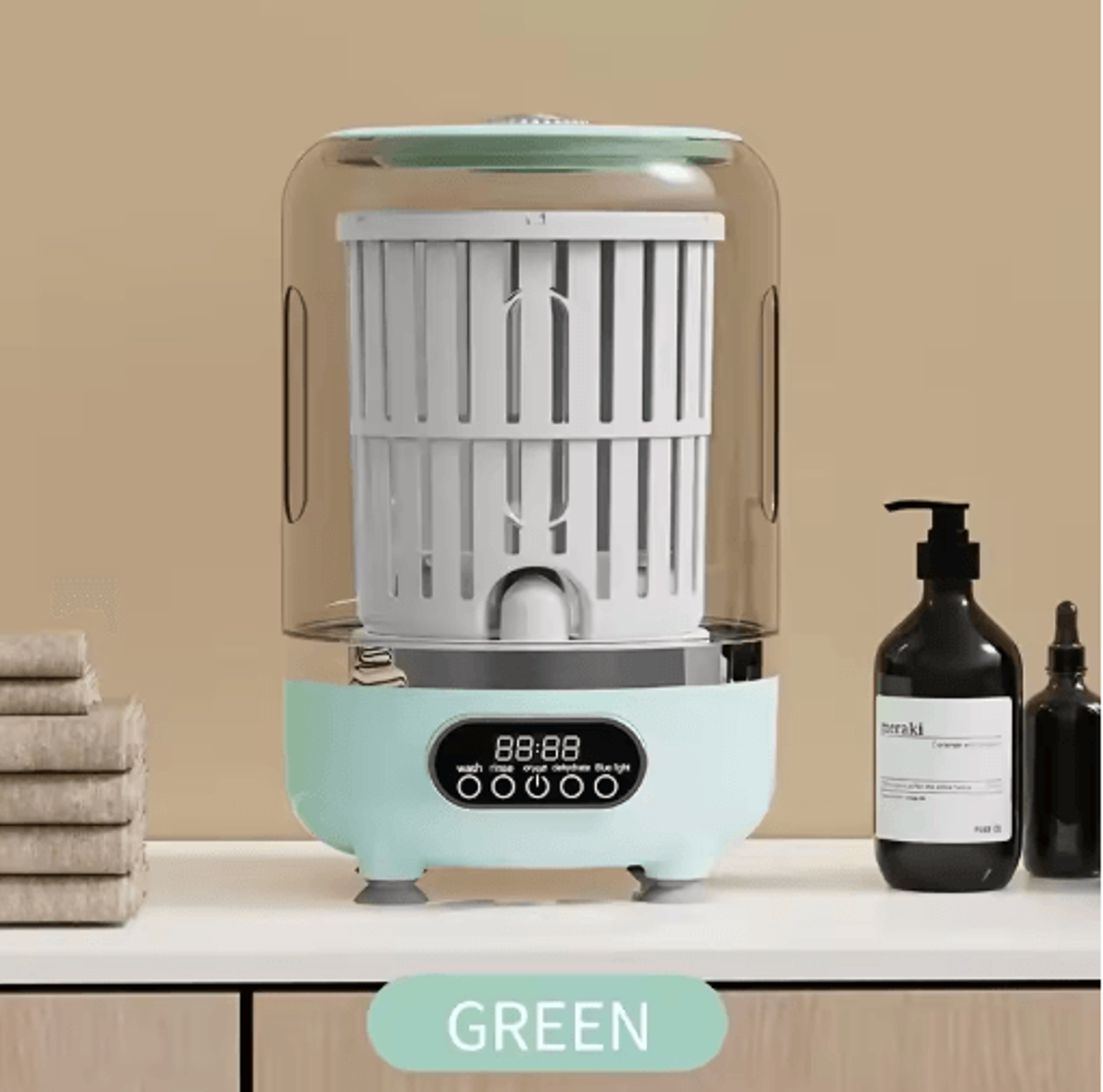 Swift Wash USB Portable Mini Washing Machine Automatic Compact Travel Washer With Spin Dehydration 3