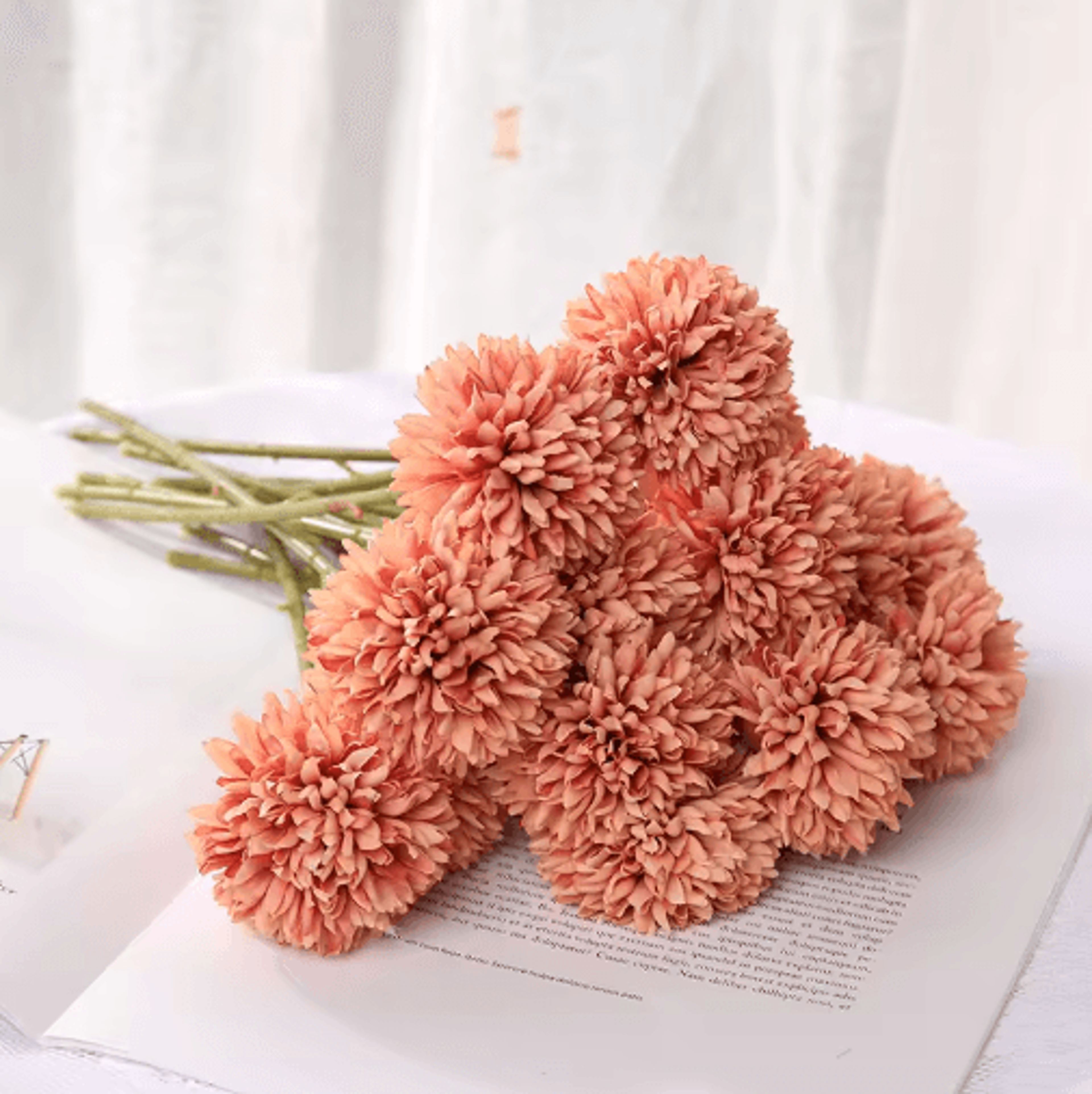 EverBloom Hydrangea Artificial Flower Bouquet  35PCS Decorative Hydrangea Stems For Home  Wedding D 11