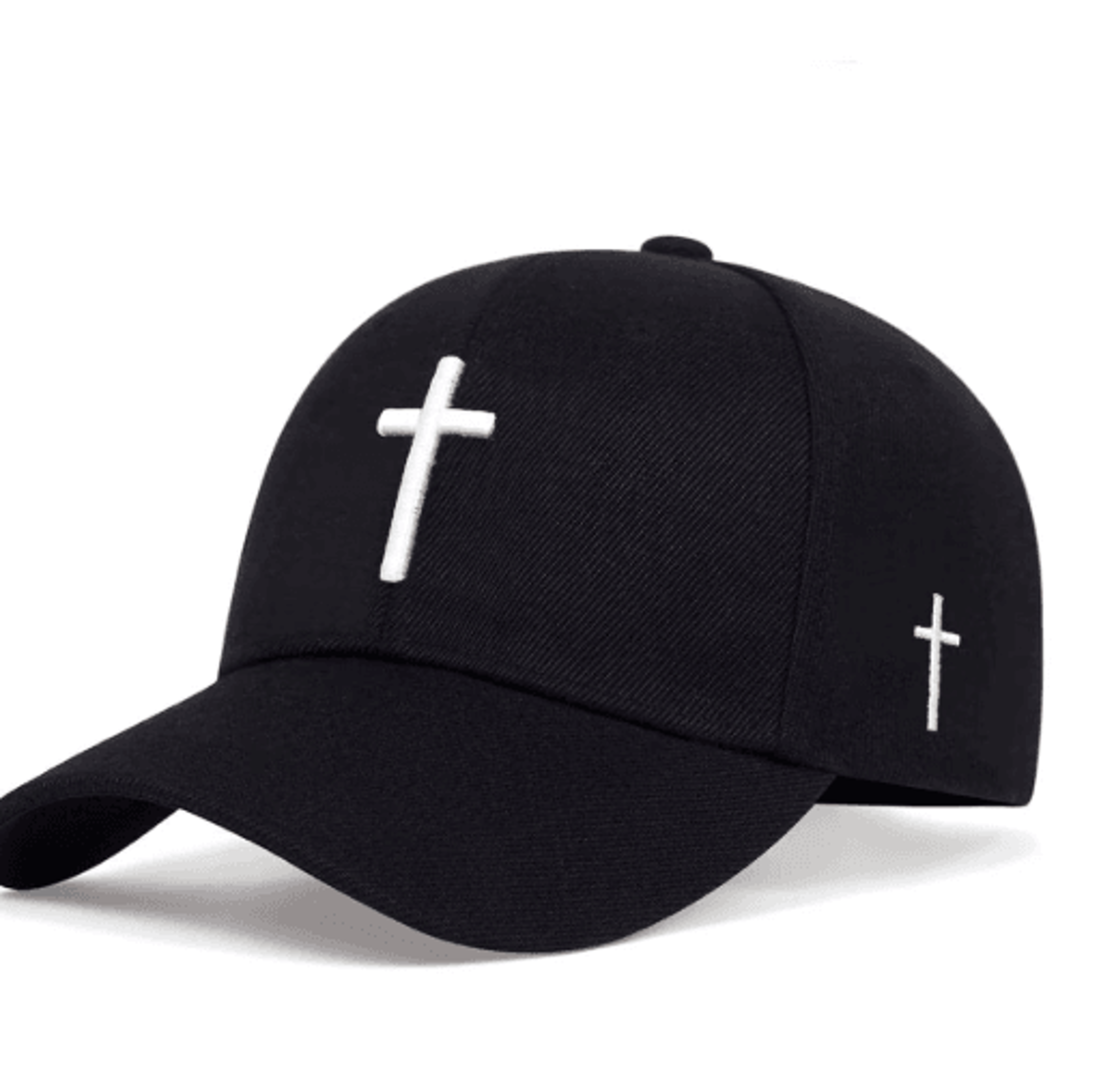 Classic Black Cotton Baseball Cap Adjustable Snapback Casual Dad Hat 11