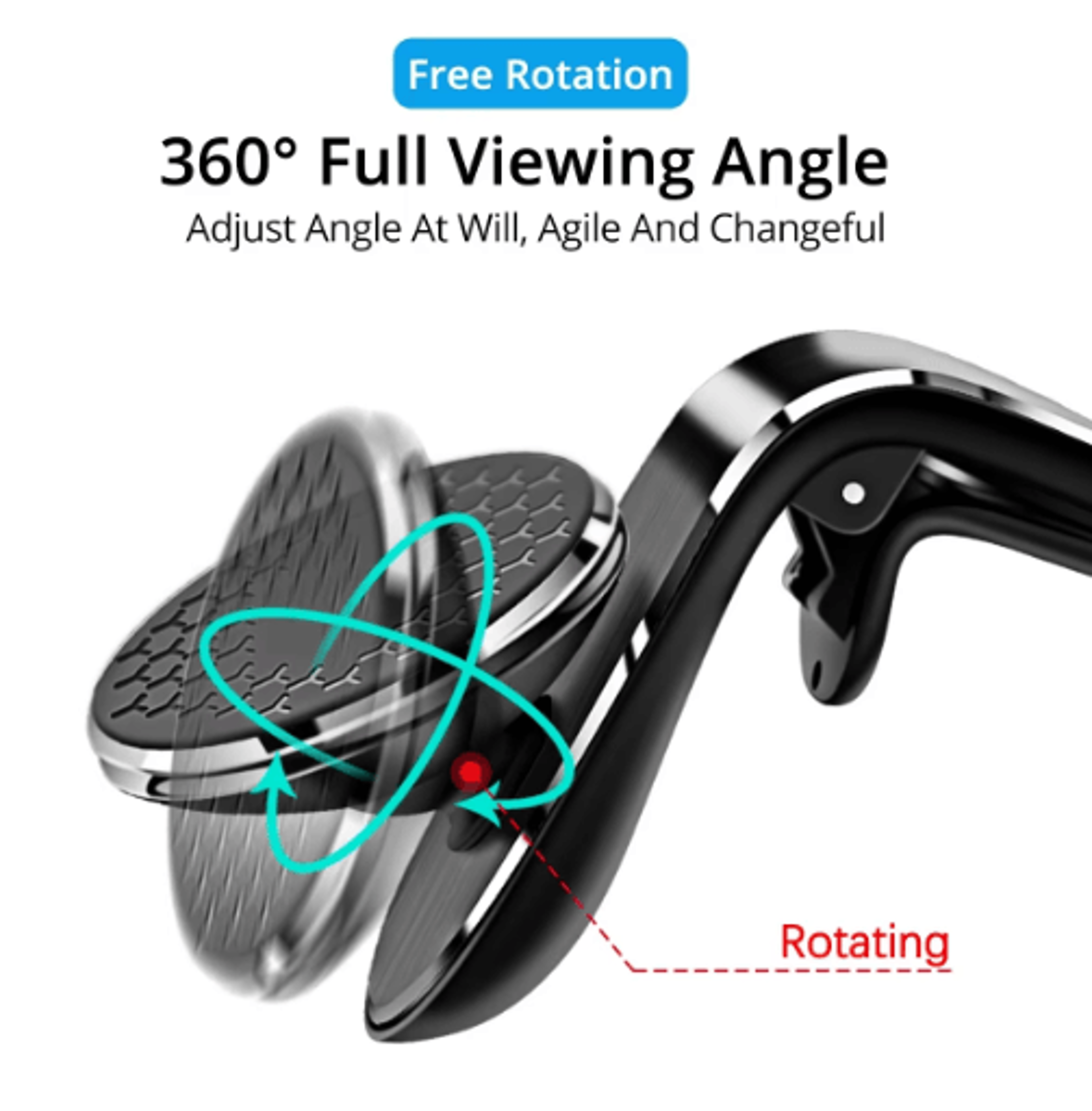 Universal Magnetic Air Vent Car Phone Holder  Compact GPS Smartphone Mount 10