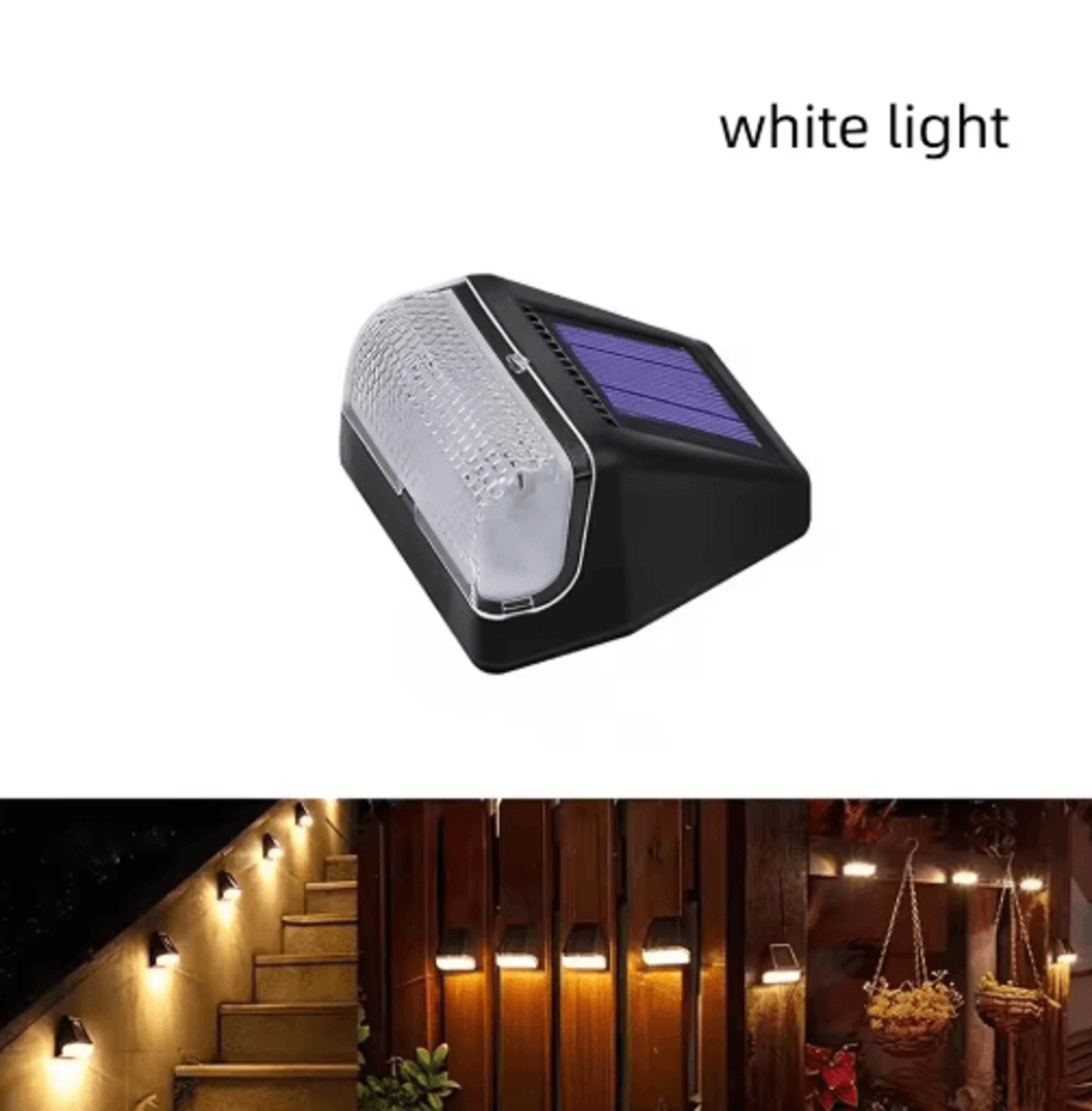 Decorative Hanging Solar Garden Lantern  Waterproof Outdoor LED Patio Light 2