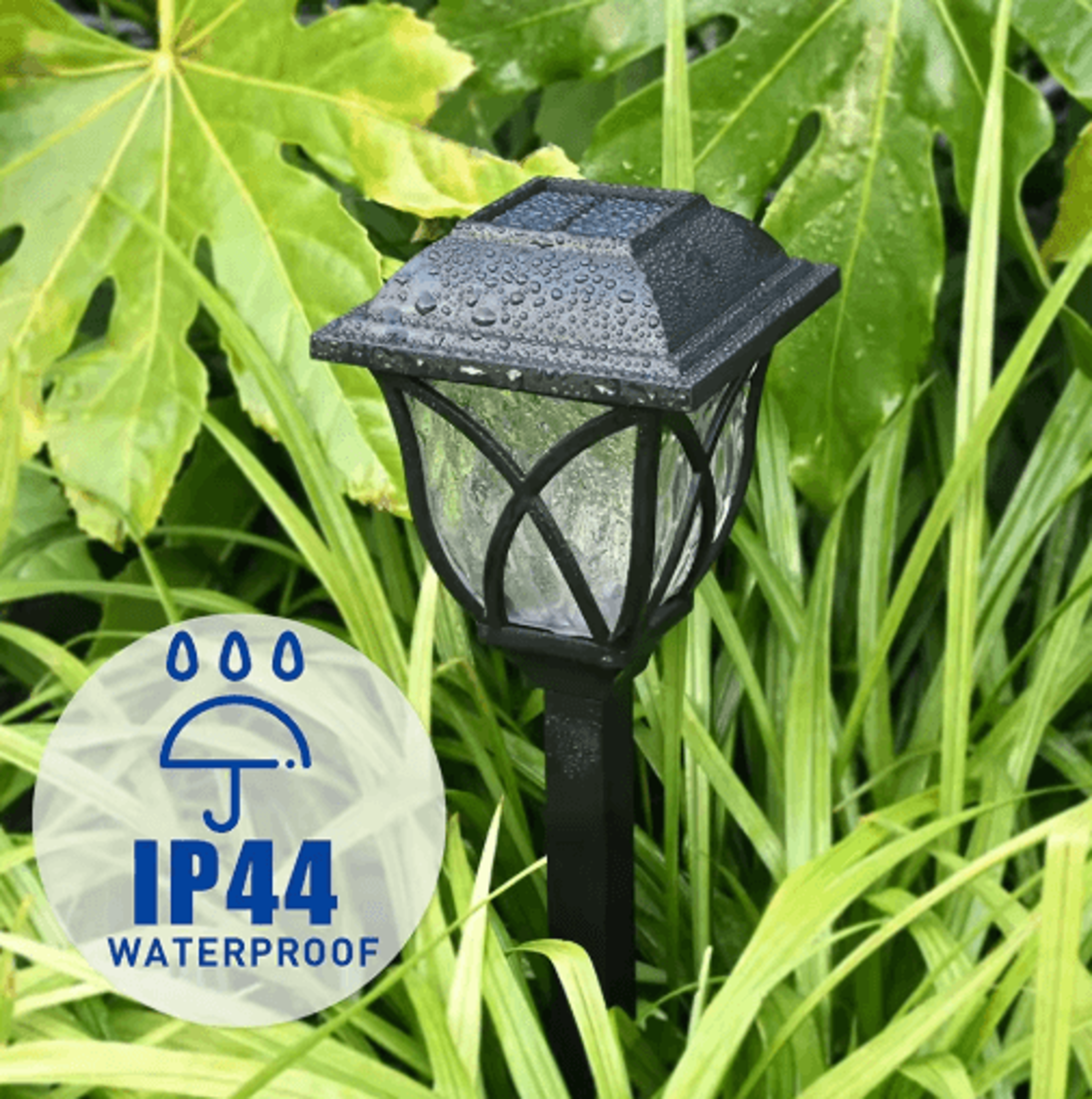 2PCS LED Solar Pathway Lights  Waterproof Outdoor Garden  Walkway Lighting 4