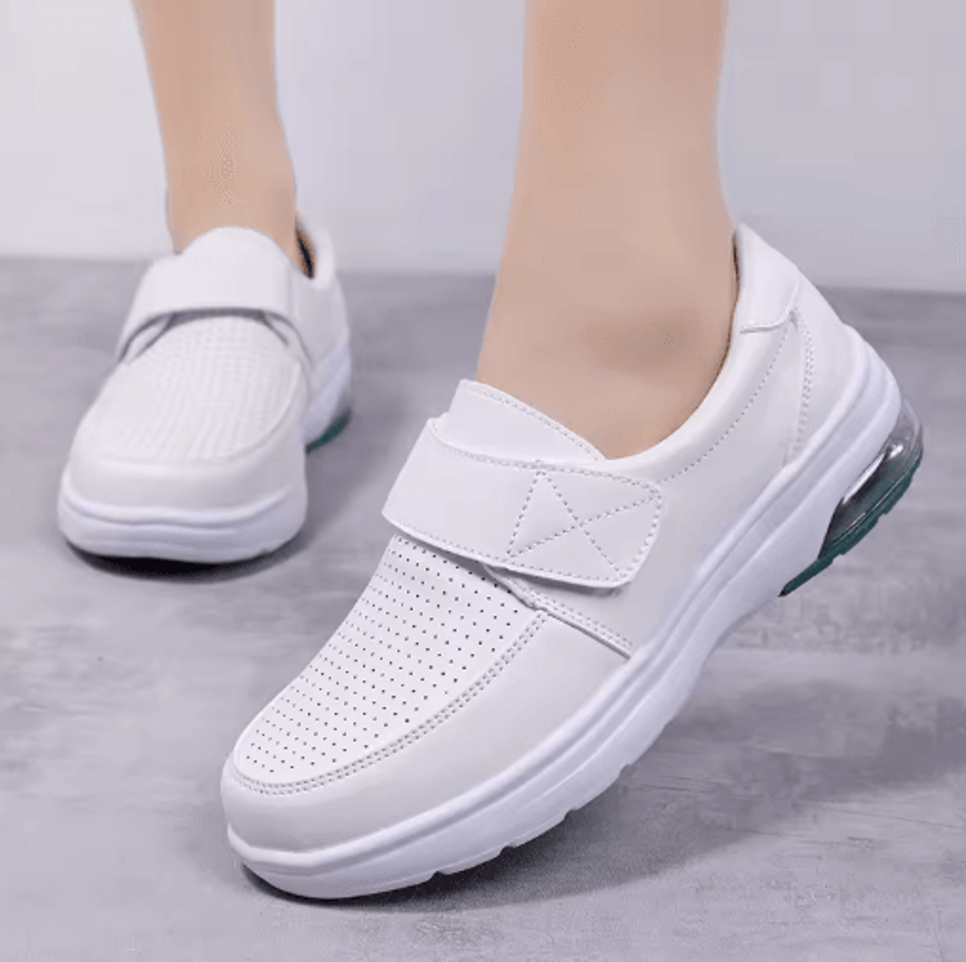 Womens Platform SlipOn Work Shoes  Comfortable NonSlip Nurse Loafers 5