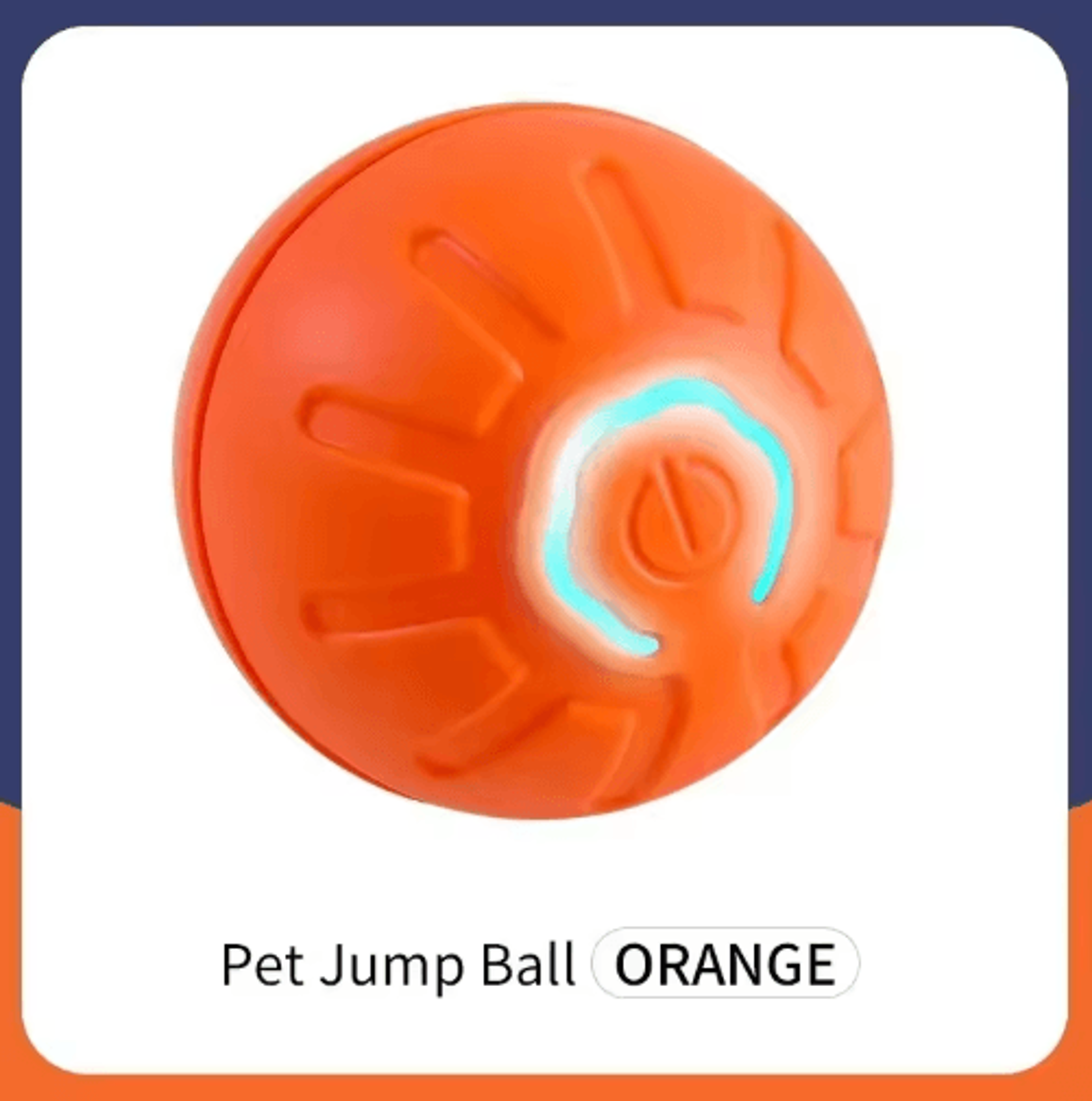 Smart Interactive Dog Toy Ball With Automatic Rolling  RGB Lights 1