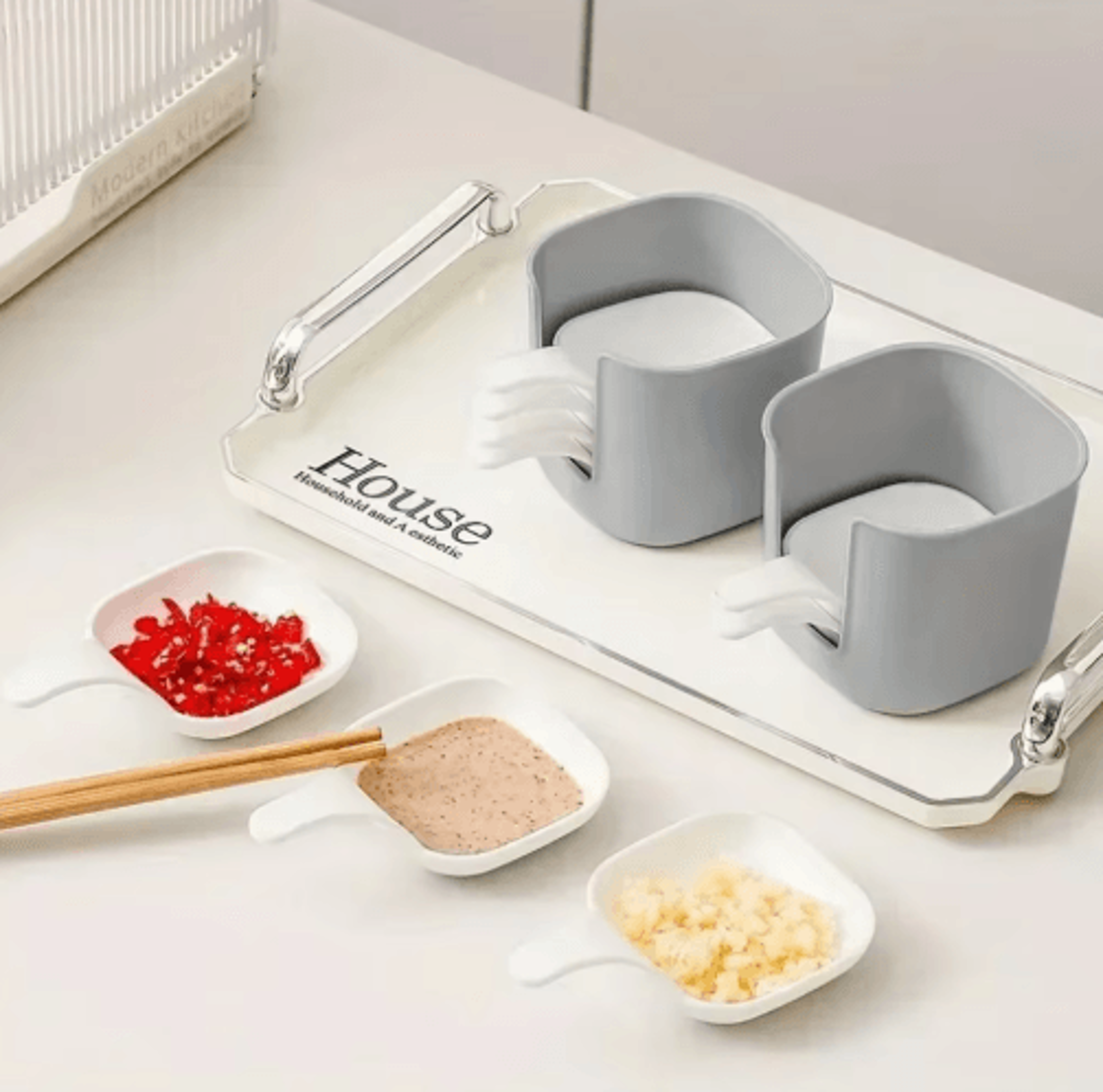 7Piece Sauce Dipping Dish Set For Snacks  Condiments 5