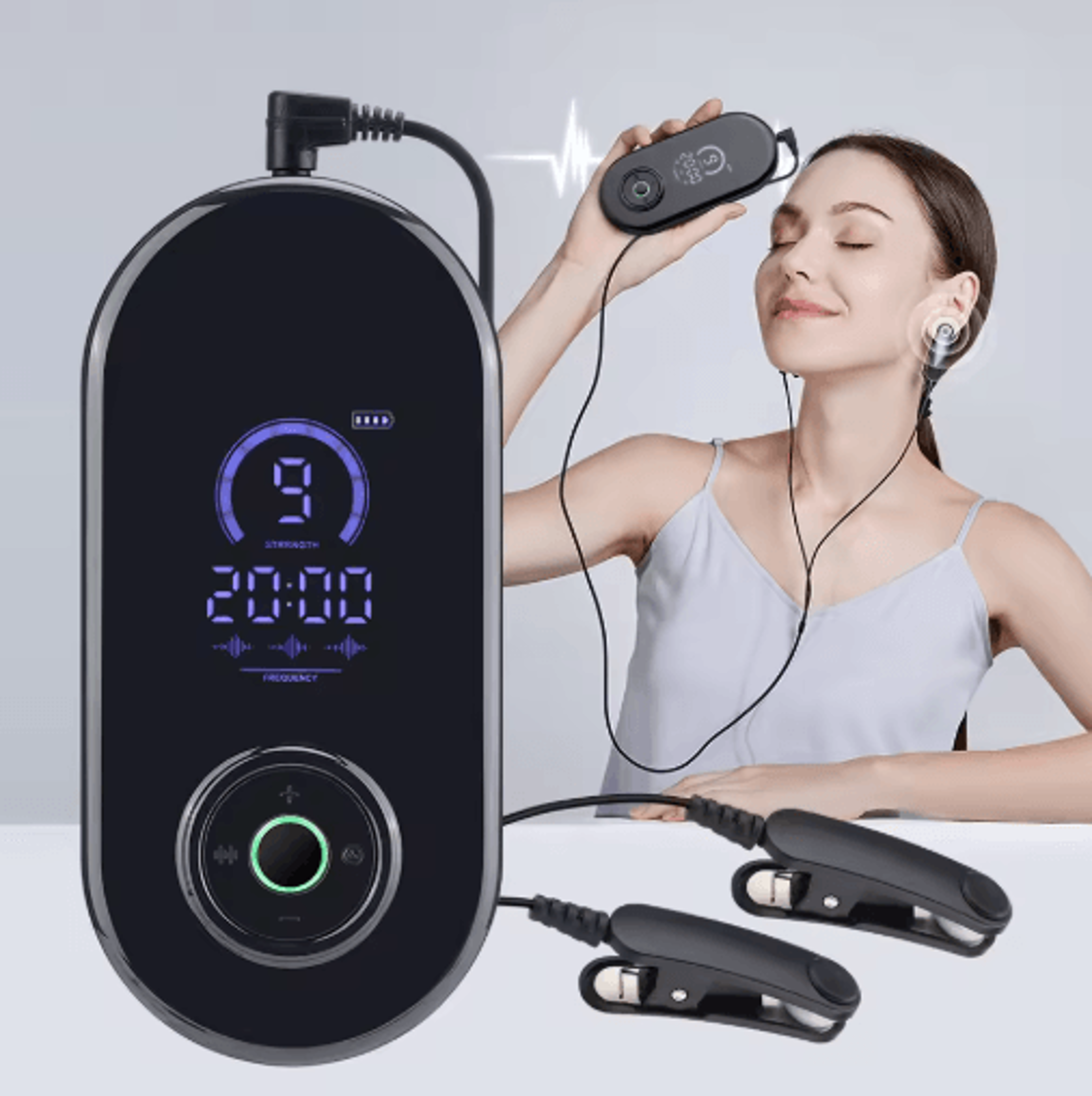 CES Ear Clip Sleep Aid Device For Relaxation  Better Rest 0