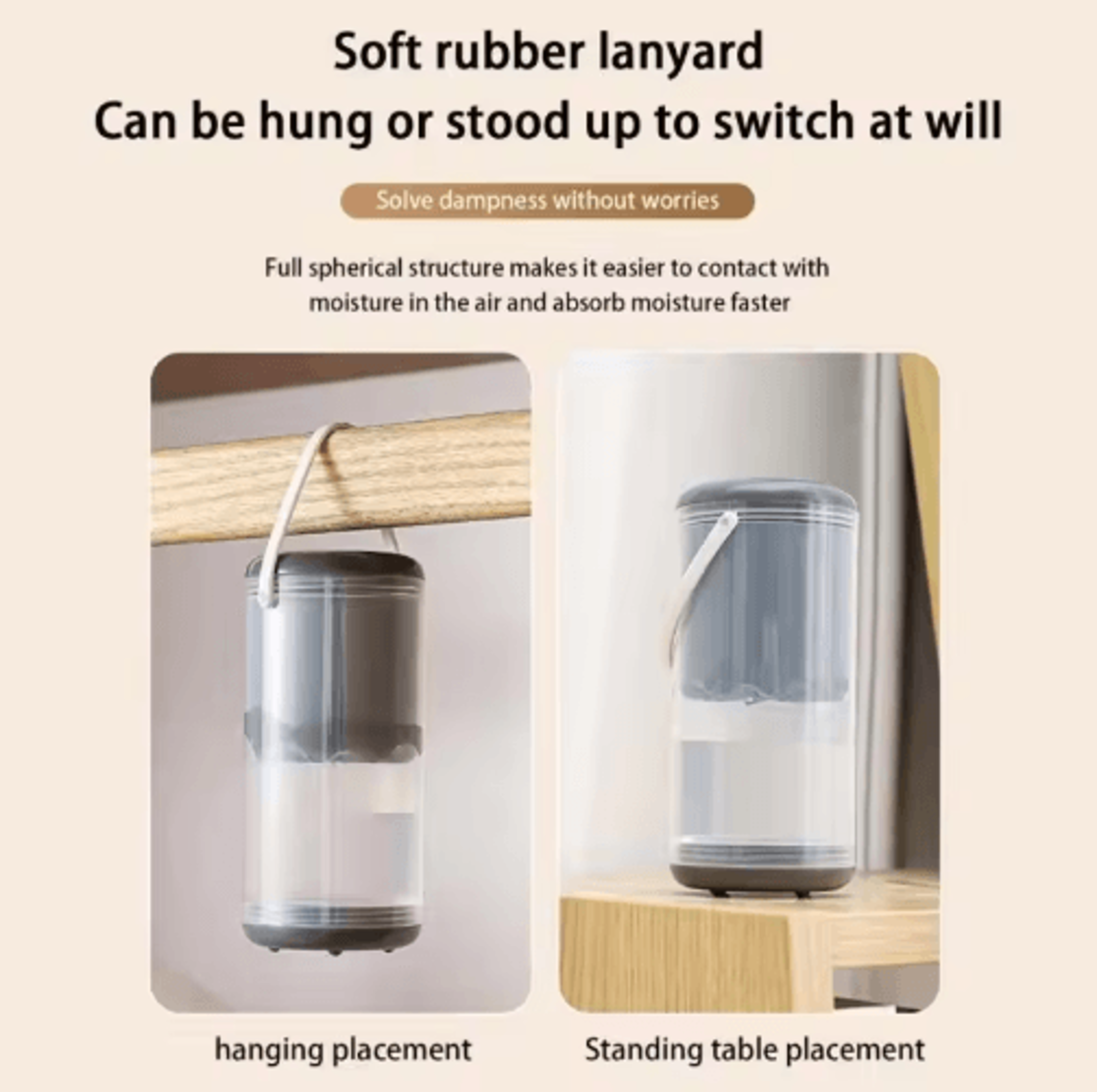 Hangable Moisture Absorber Dehumidifier Boxes For Wardrobe  Home 5
