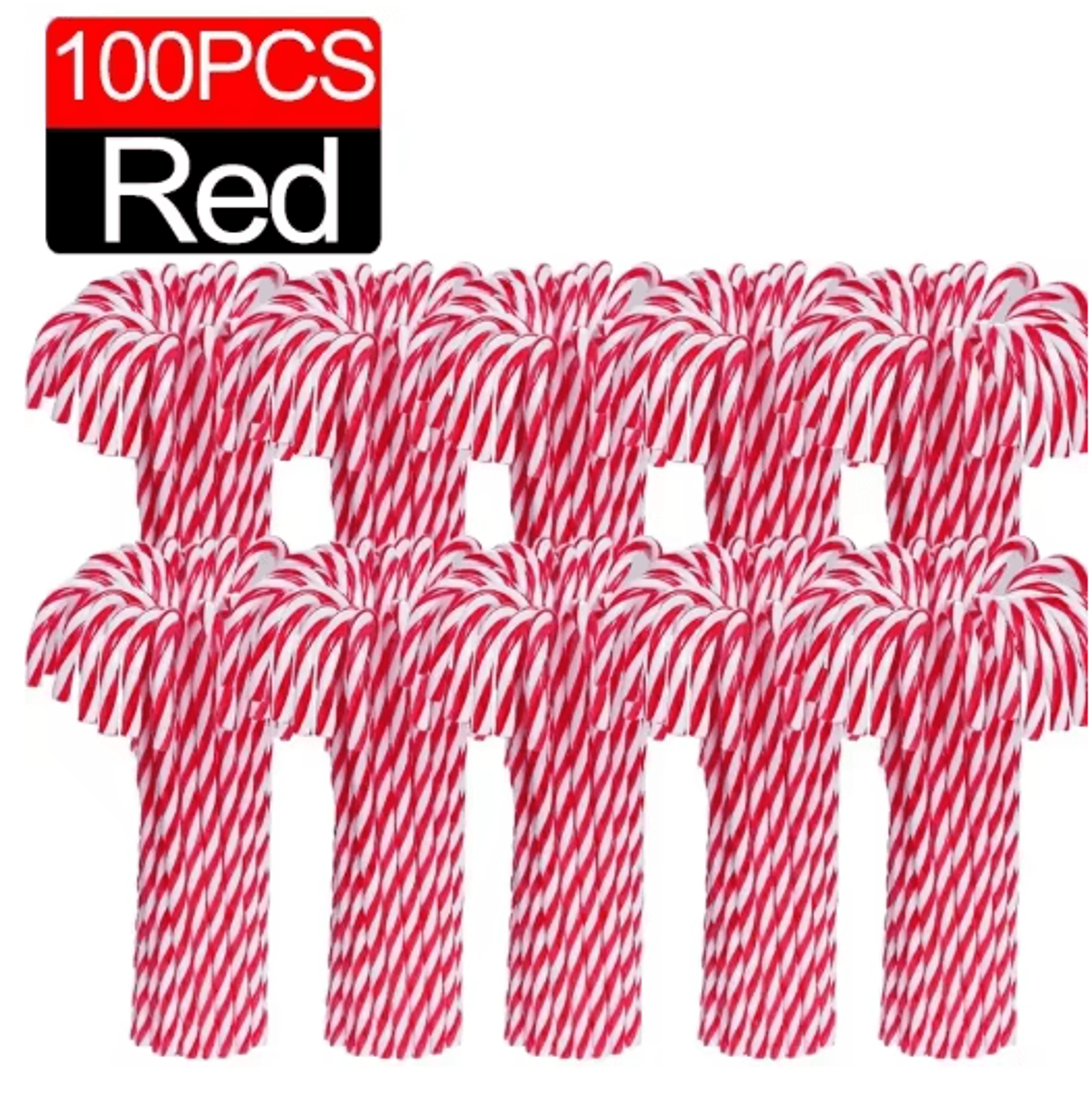 Classic Candy Cane Christmas Tree Hanging Ornament Set 3