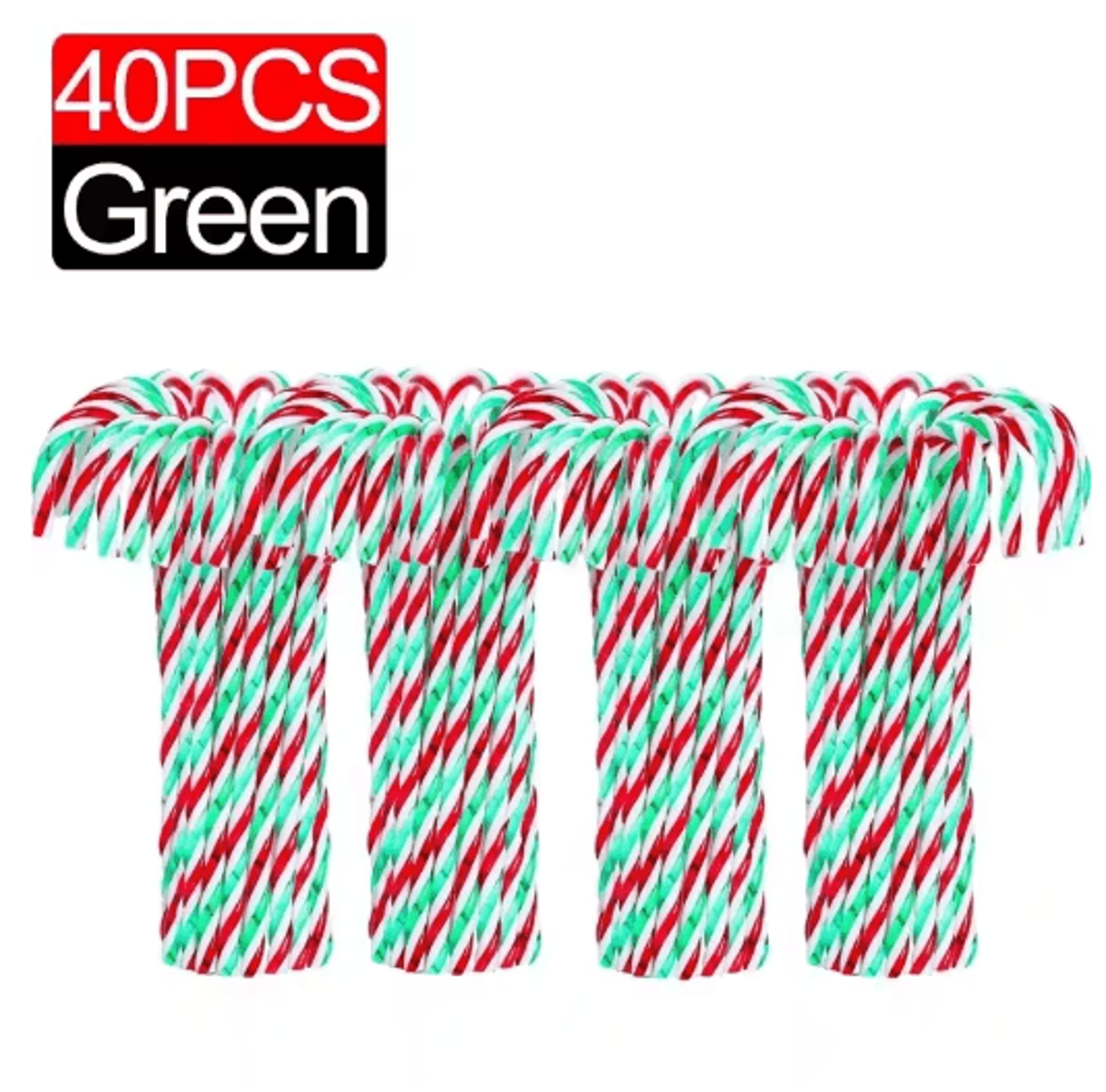 Classic Candy Cane Christmas Tree Hanging Ornament Set 7