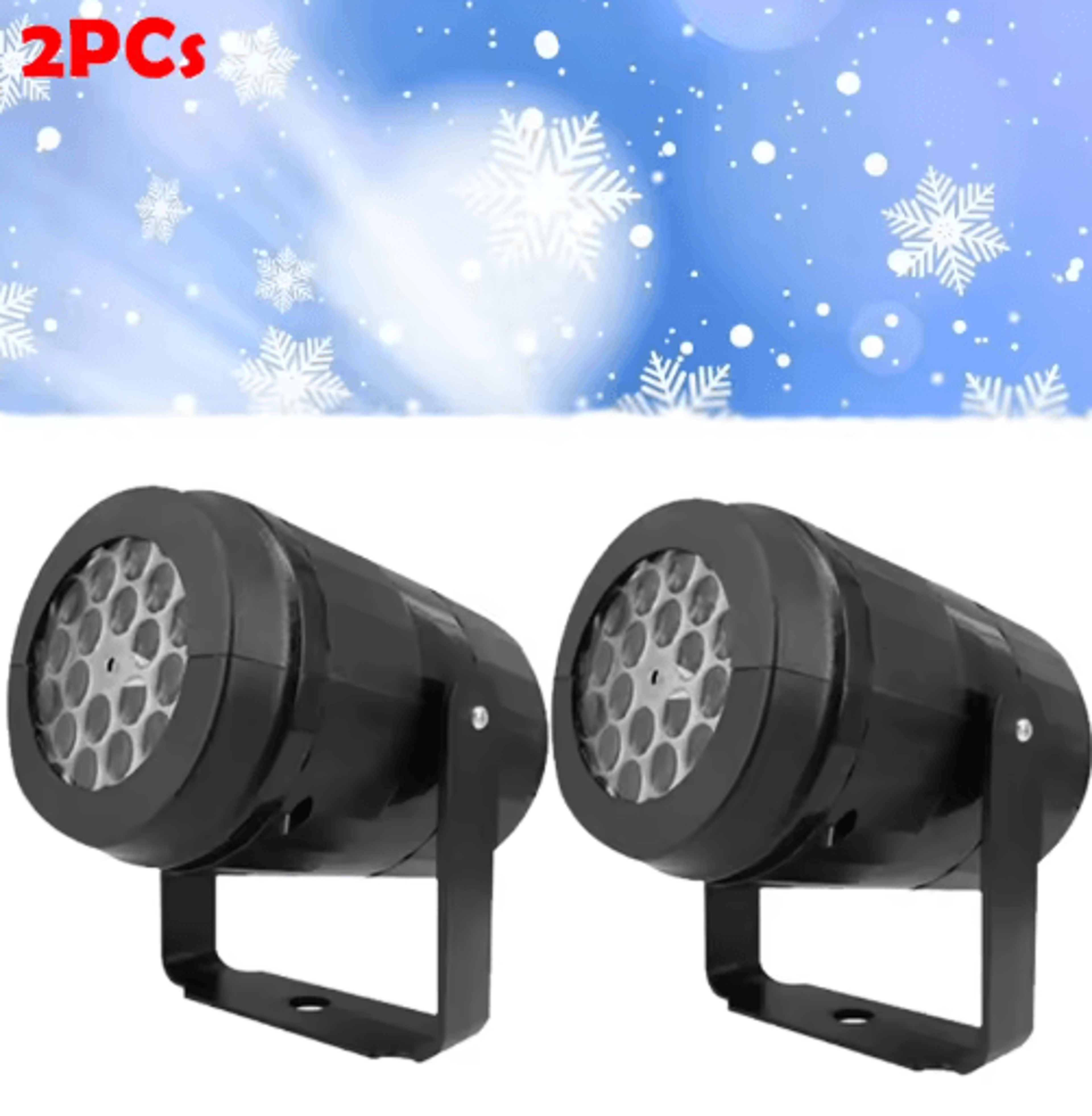 LED Snowflake Projector Light  USB Christmas Holiday Projection Lamp 1