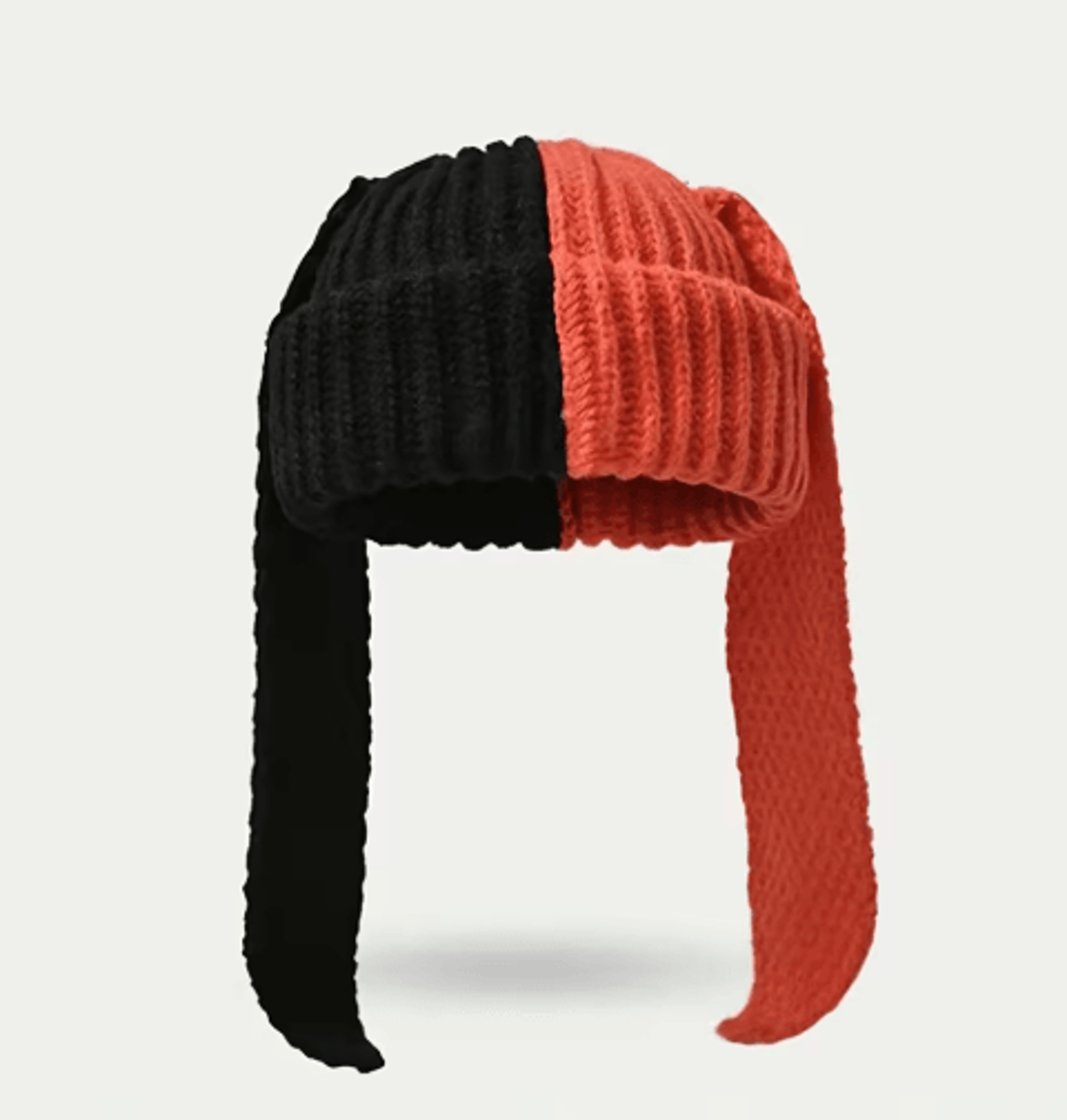 Cute Rabbit Ear Winter Hat Plush Bunny Ear Warm Hat For Women 1