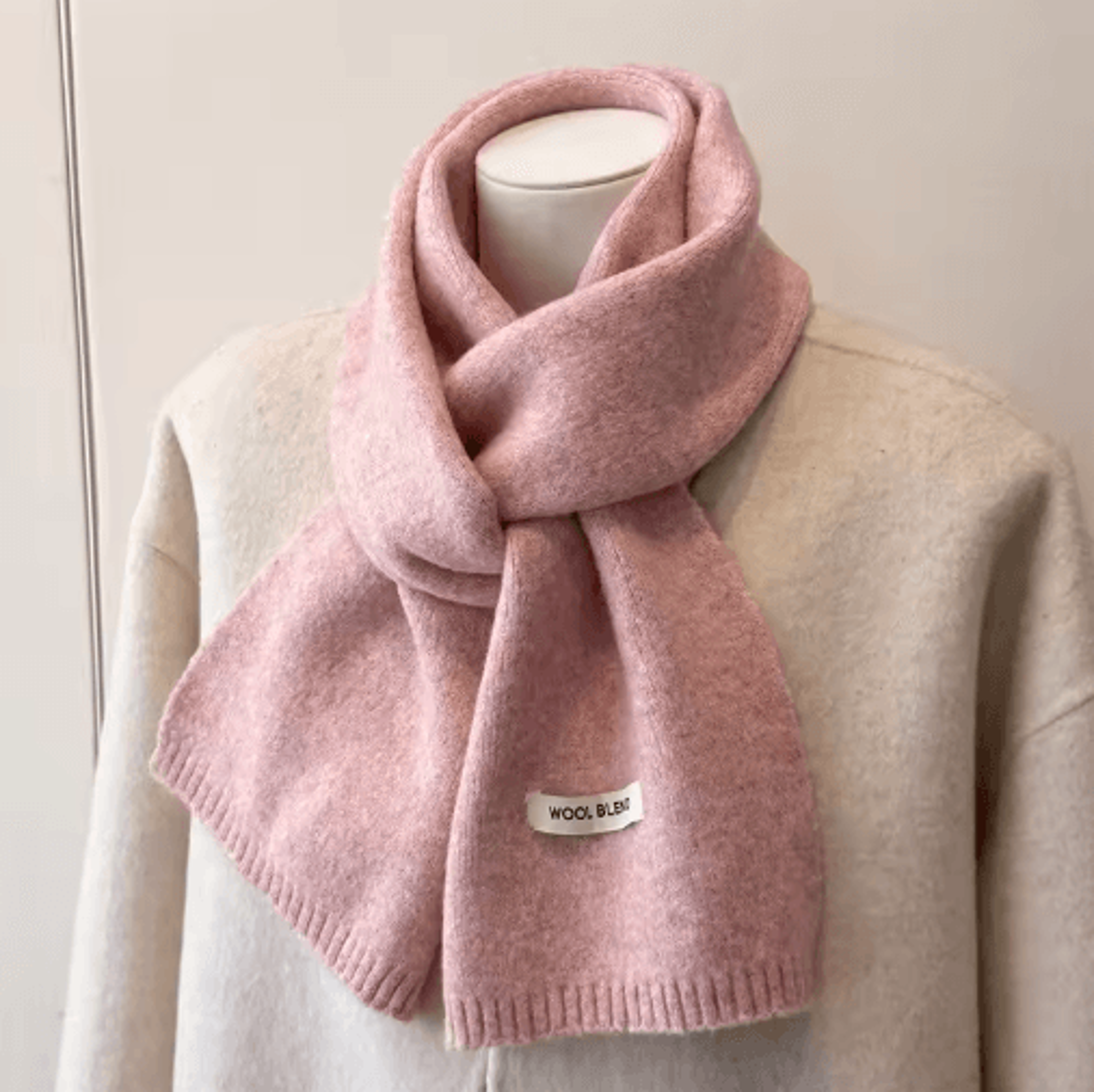 LuxeKnit Korean Winter Scarf  Soft Knitted Shawl Scarf For Women 3