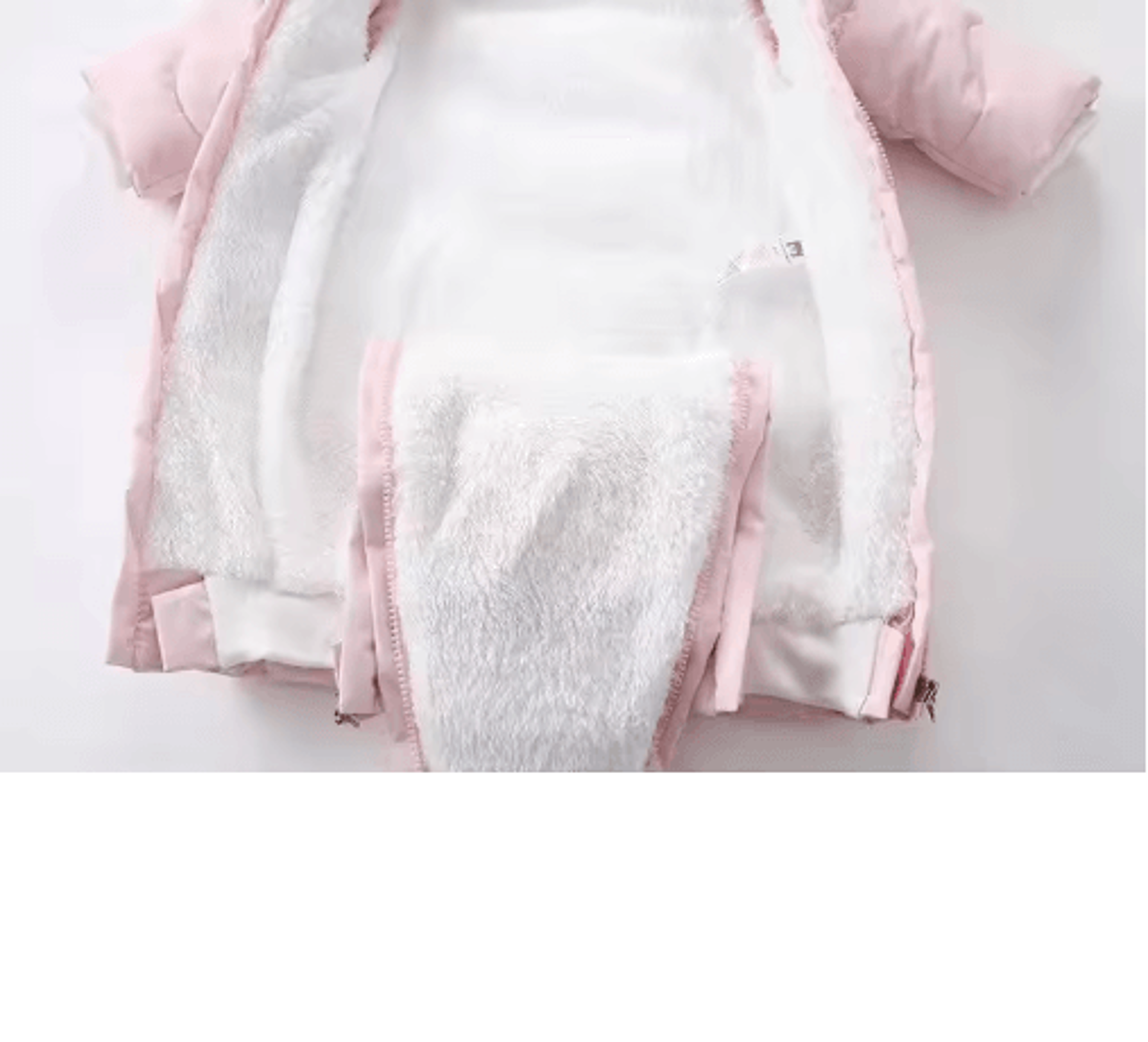 30C Thermal Baby Snowsuit  Plush Fleece Winter Jumpsuit For Newborns  Toddlers 6