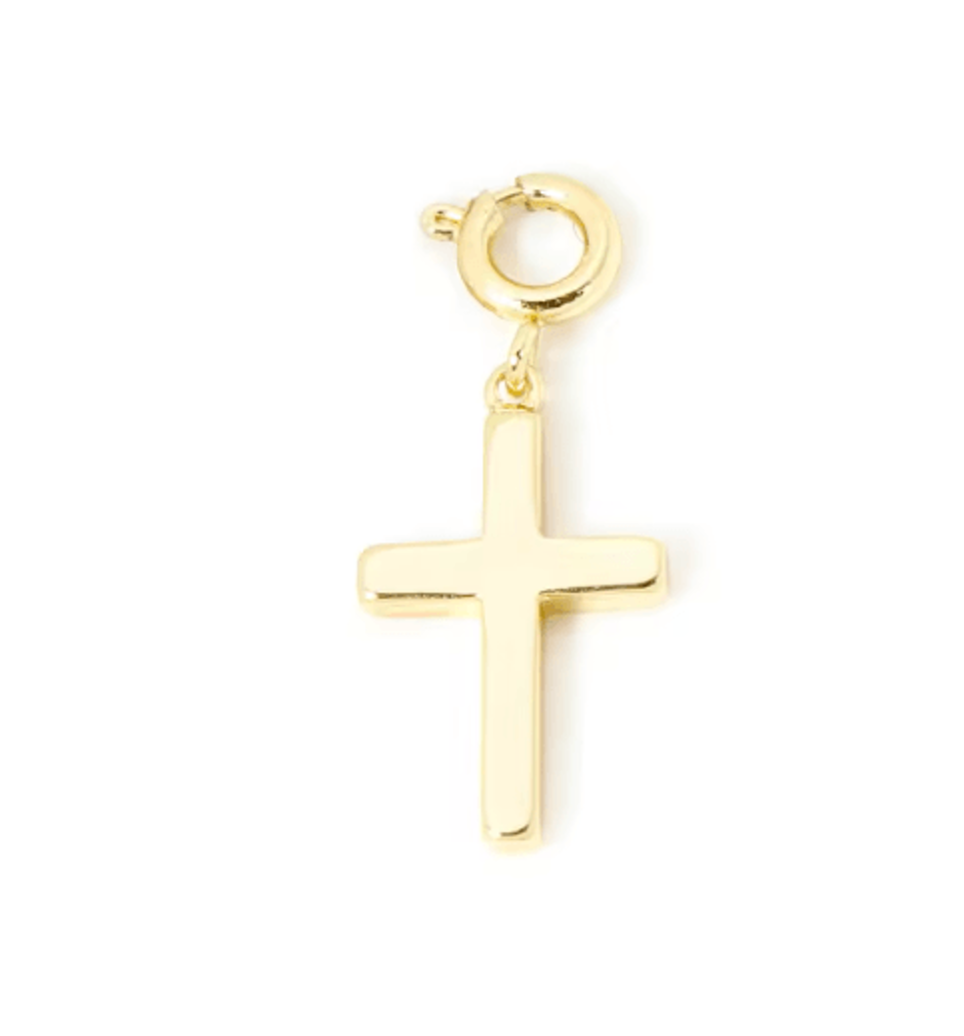 18K Gold Plated Heart Horseshoe Charm With Clasp For DIY Jewelry Making 1