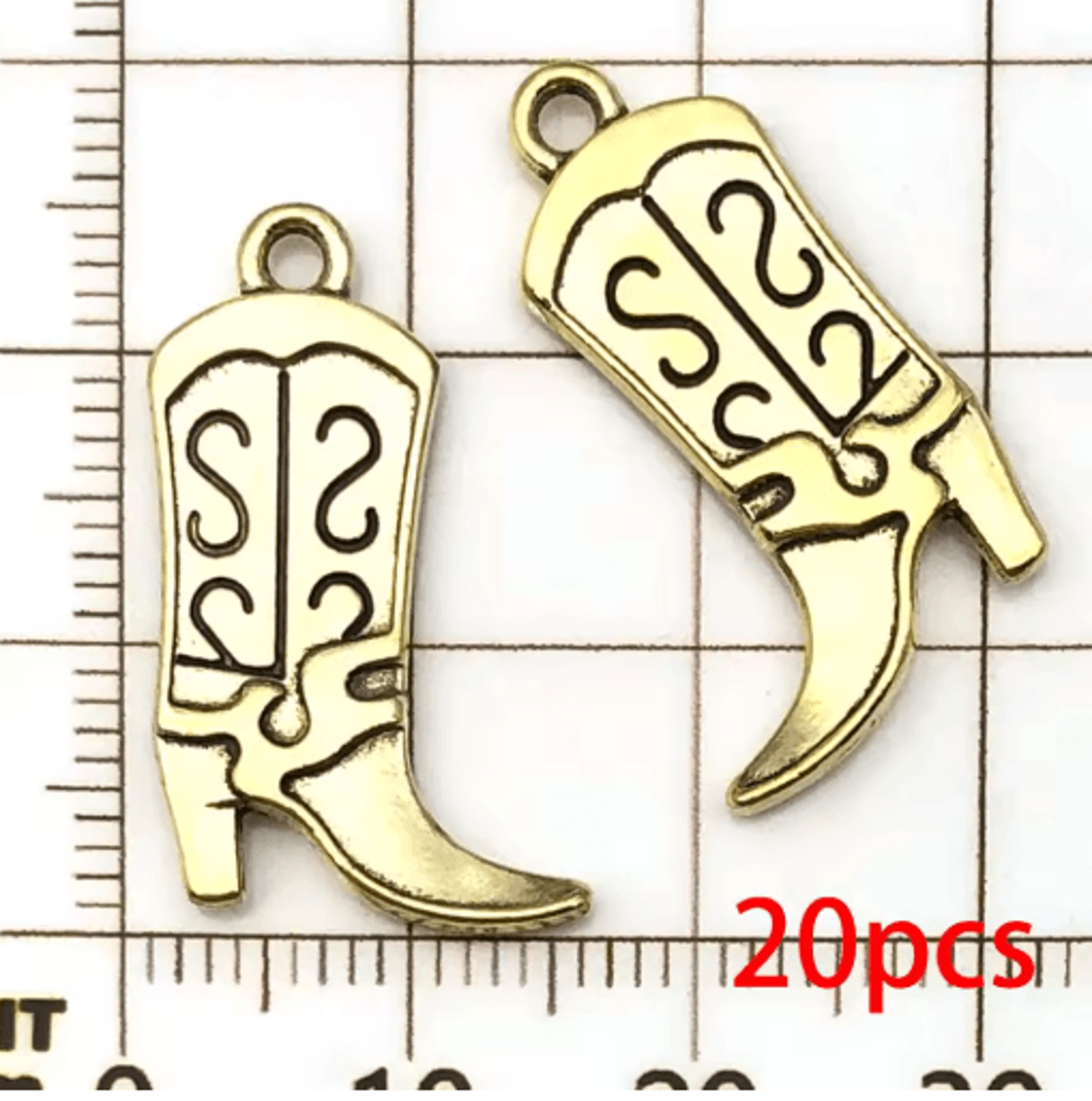 20pcs Western Cowboy Charms Set  Horseshoe Cactus Hat  Boots DIY Jewelry Pendants 16
