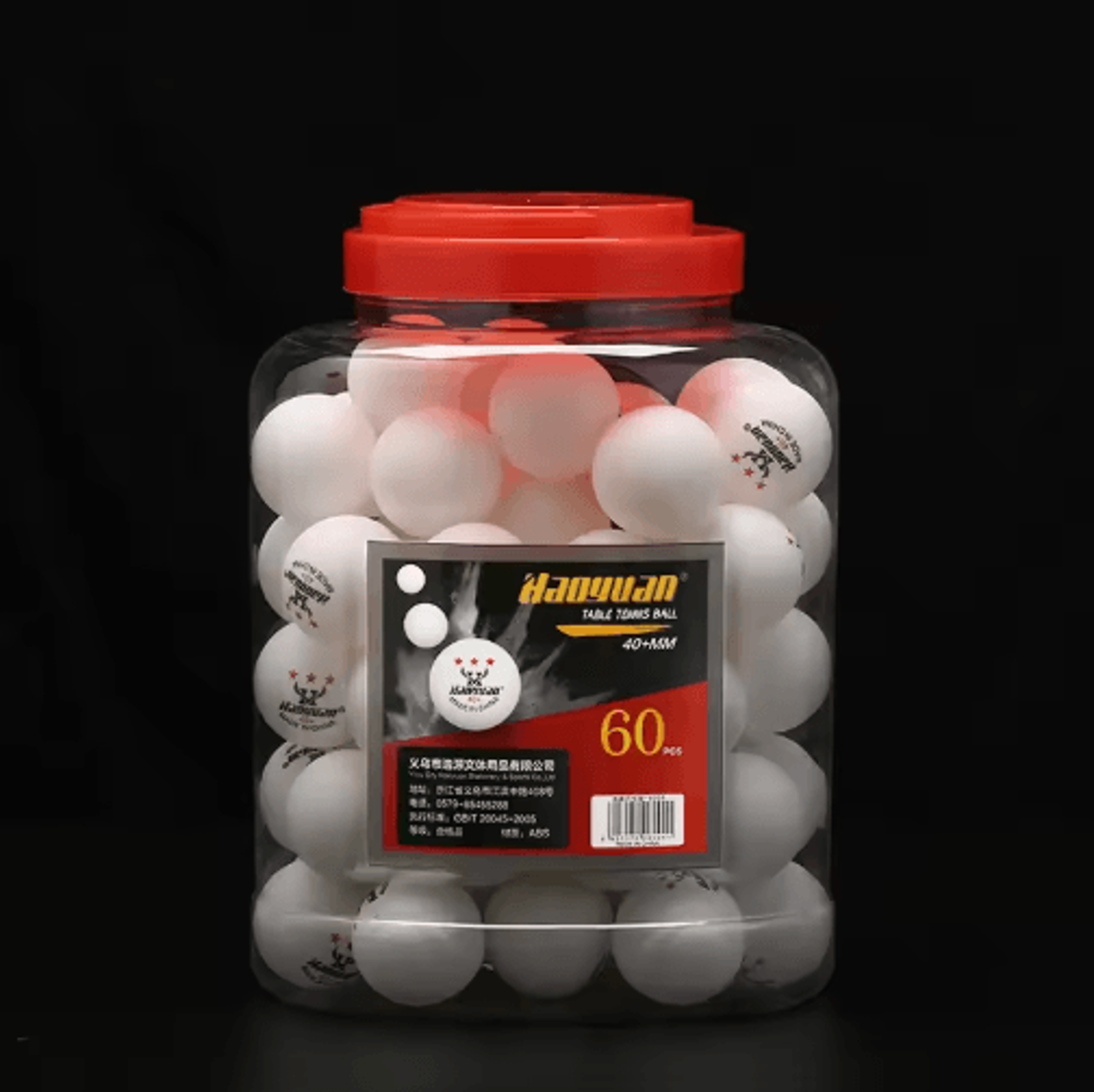 60Pcs Professional 3 Star Table Tennis Balls D40mm 28g New Material ABS Plastic Ping Pong Ball Adul 3