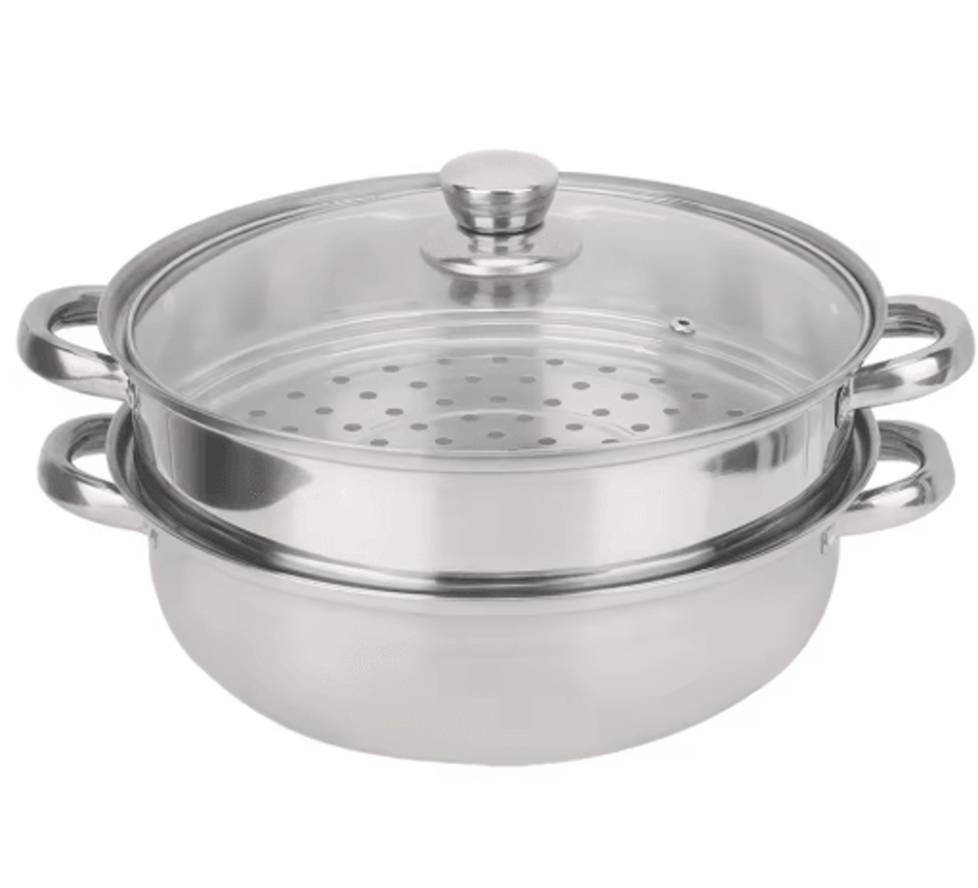 2Layer Stainless Steel Steamer Pot  MultiUse Double Boiler Pot 2