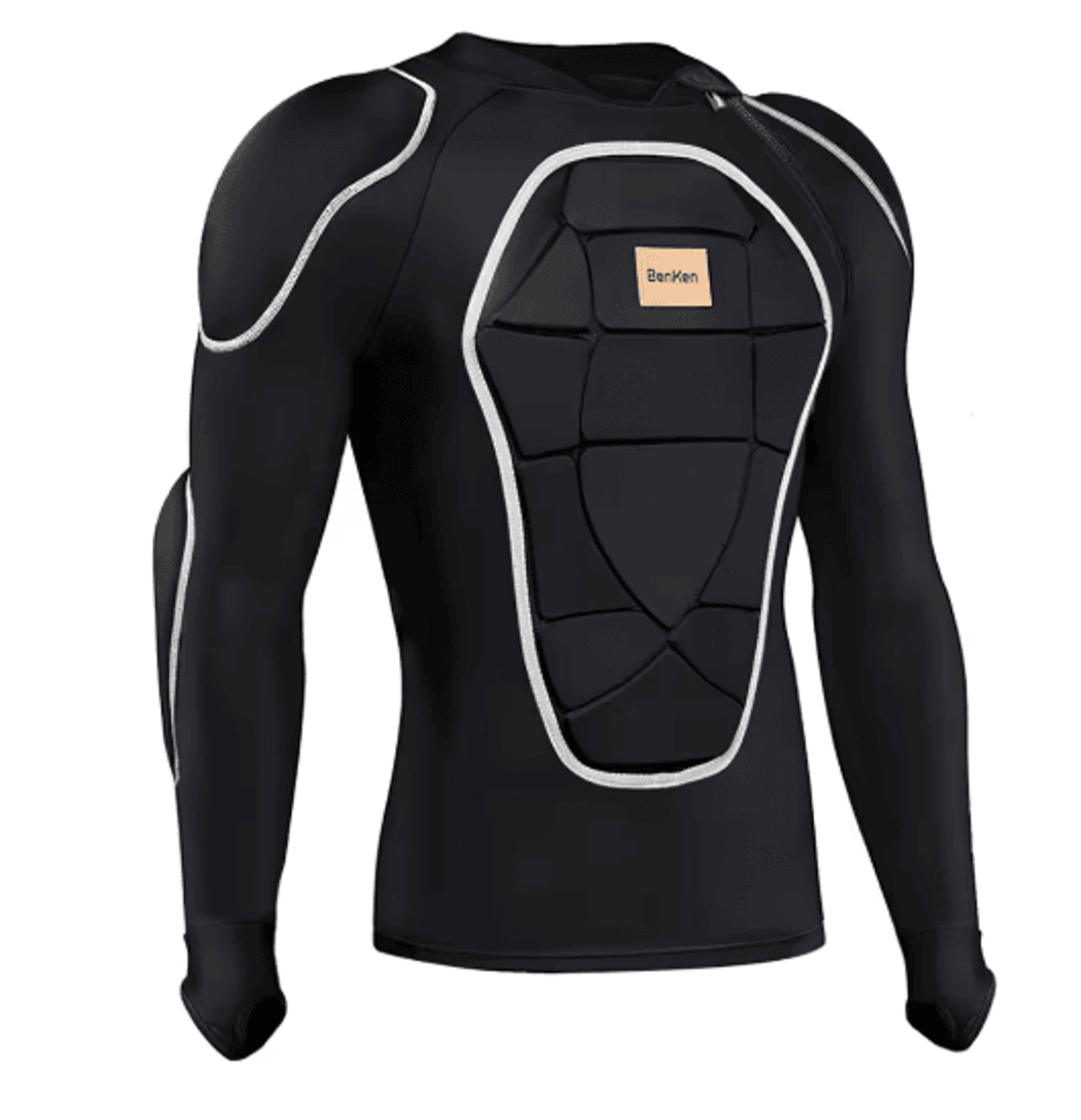 Winter Protective Ski Jacket With Built In Armor For Snowboarding  Motorcycle Riding 1