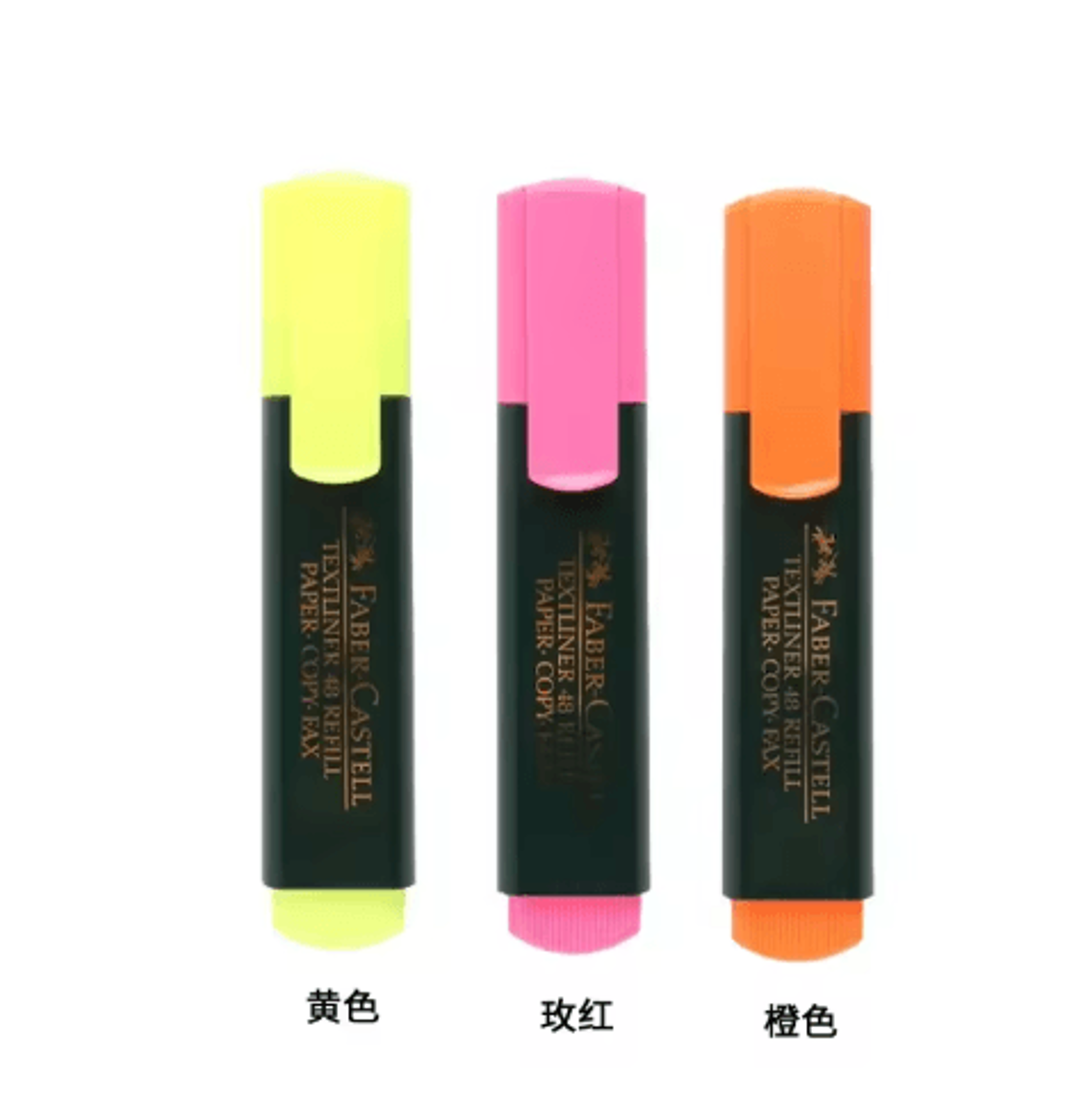 FaberCastell Fluorescent Highlighter Pens  Candy Color Textliner Markers Set 6