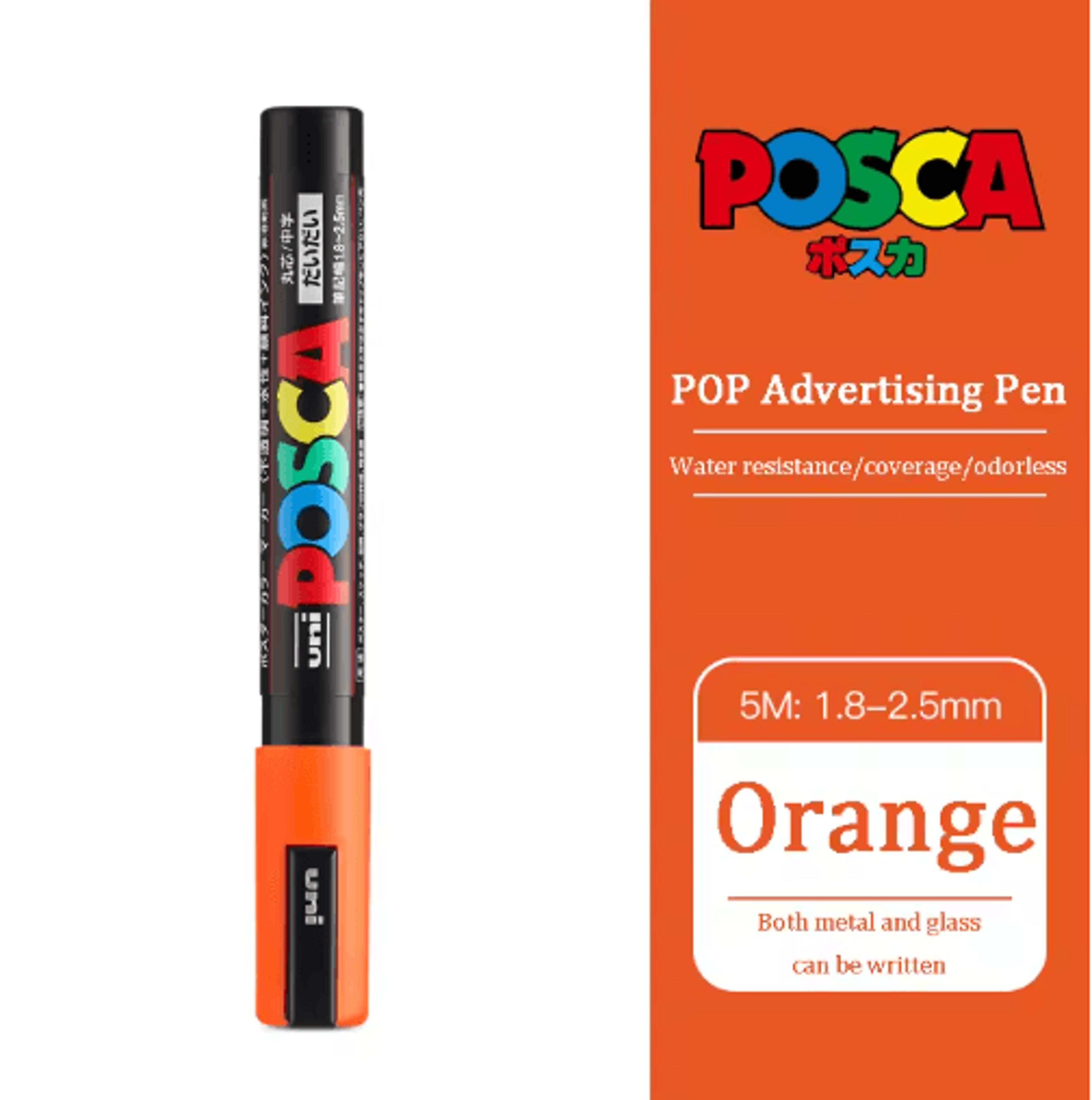Uni POSCA Acrylic Marker Set PC5M  MultiSurface Paint Pens 29 Colors 10