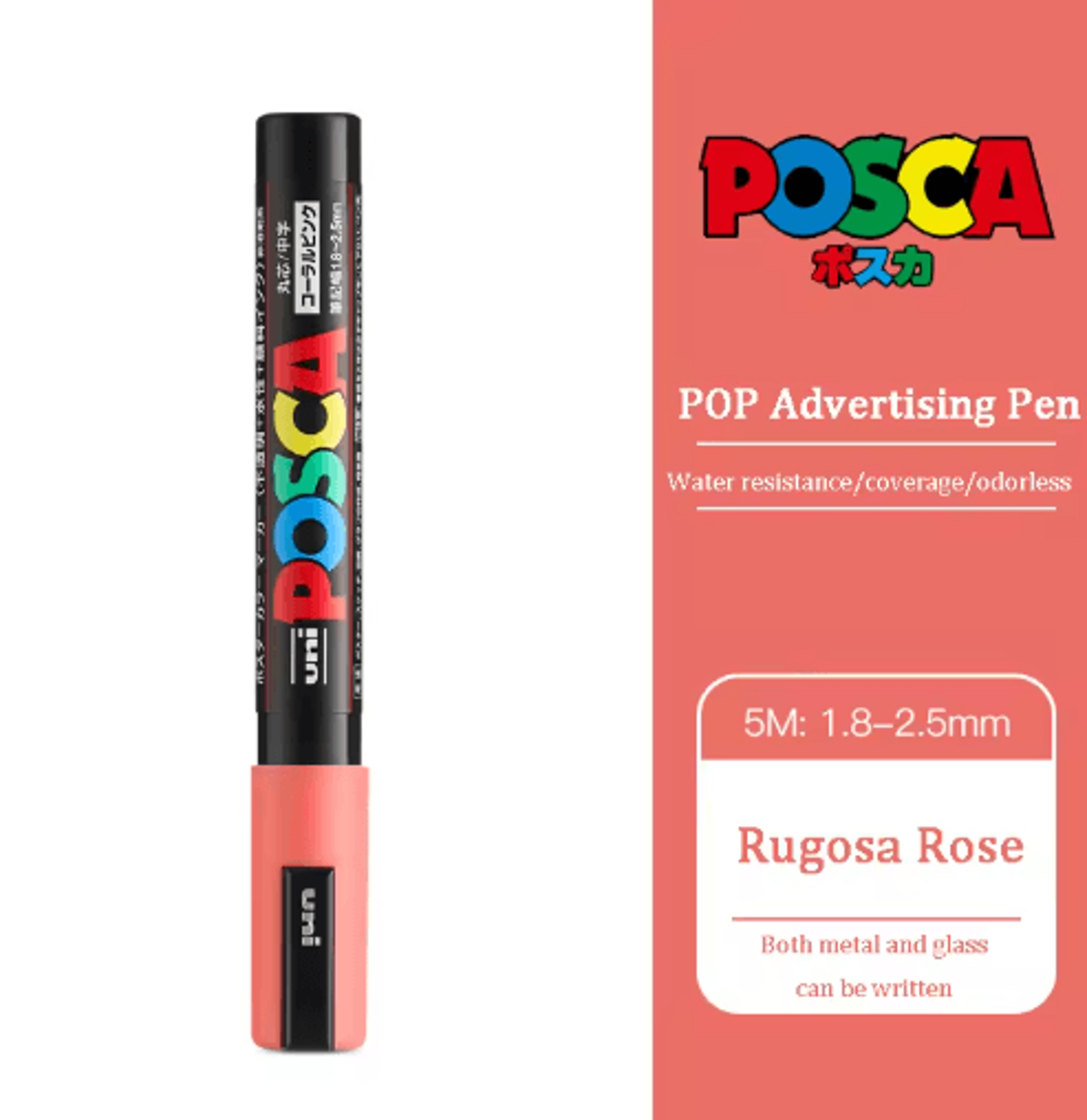 Uni POSCA Acrylic Marker Set PC5M  MultiSurface Paint Pens 29 Colors 11