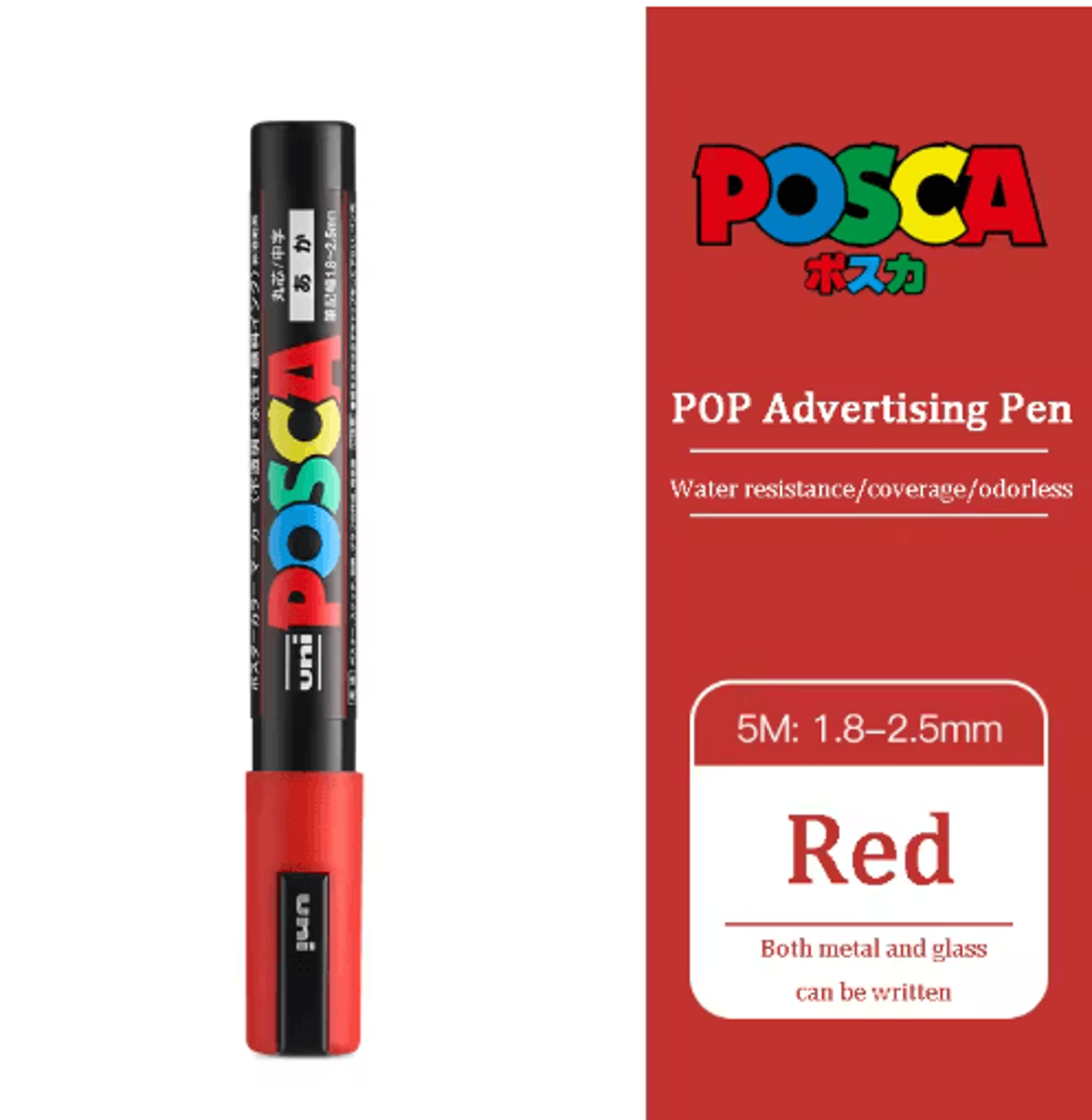 Uni POSCA Acrylic Marker Set PC5M  MultiSurface Paint Pens 29 Colors 13